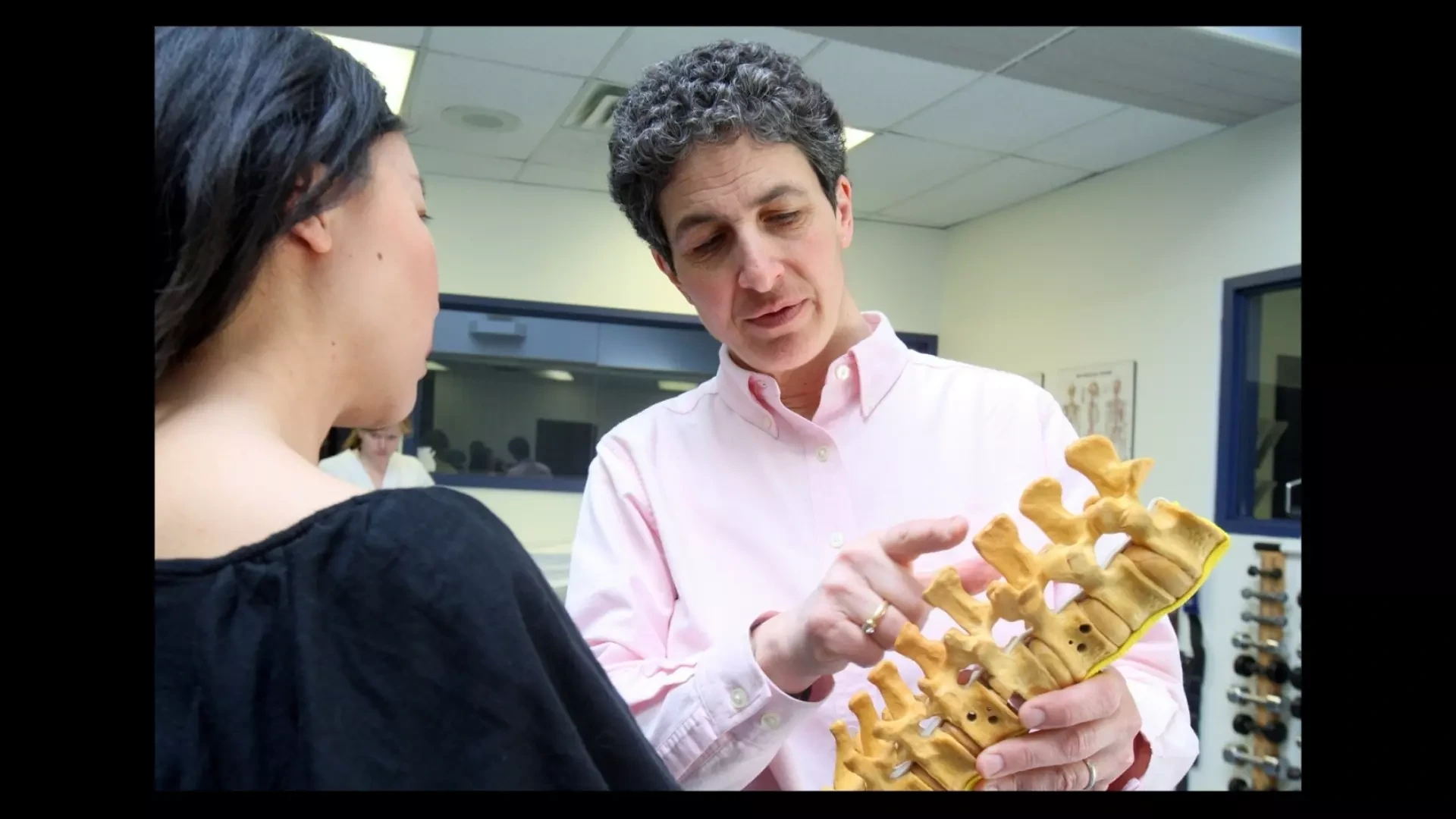 Pioneering sports therapist Lynn Bookalam, manager of the McGill Sports Medicine Clinic, in 2009
