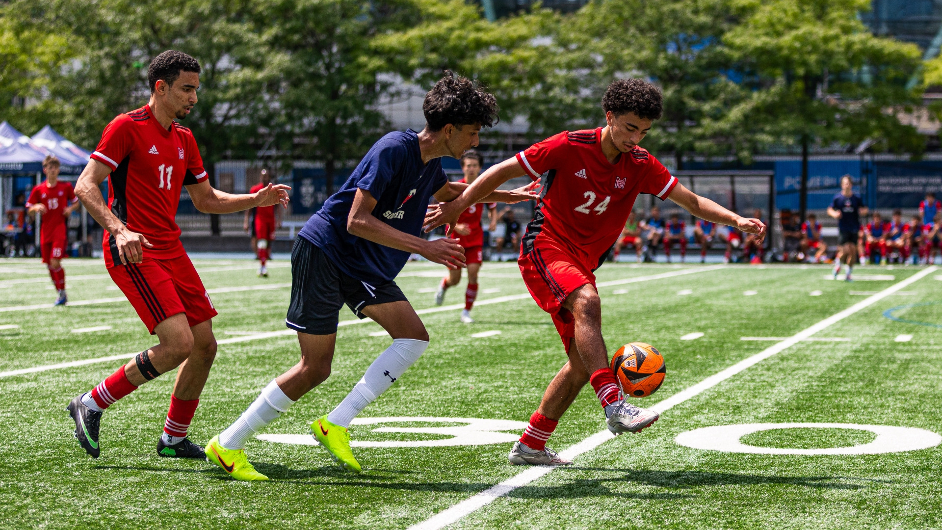 McGill preseason soccer game vs Toronto Varsity Blues