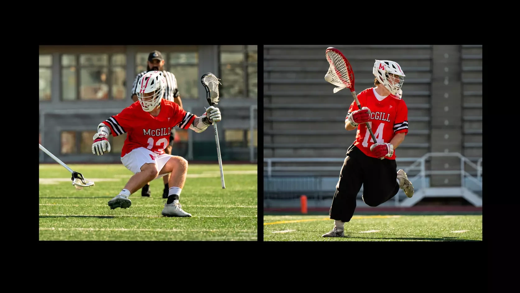 Attacker Zack Page (13) and goaltender Brennan Visokey (14)
