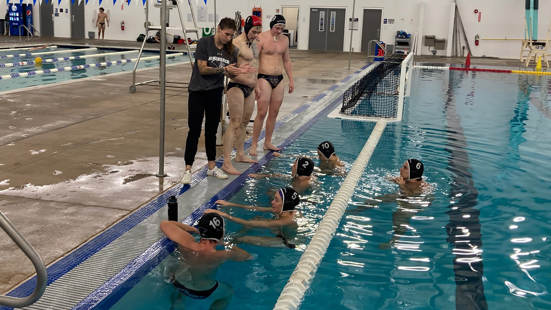 Men's Water Polo Huddle