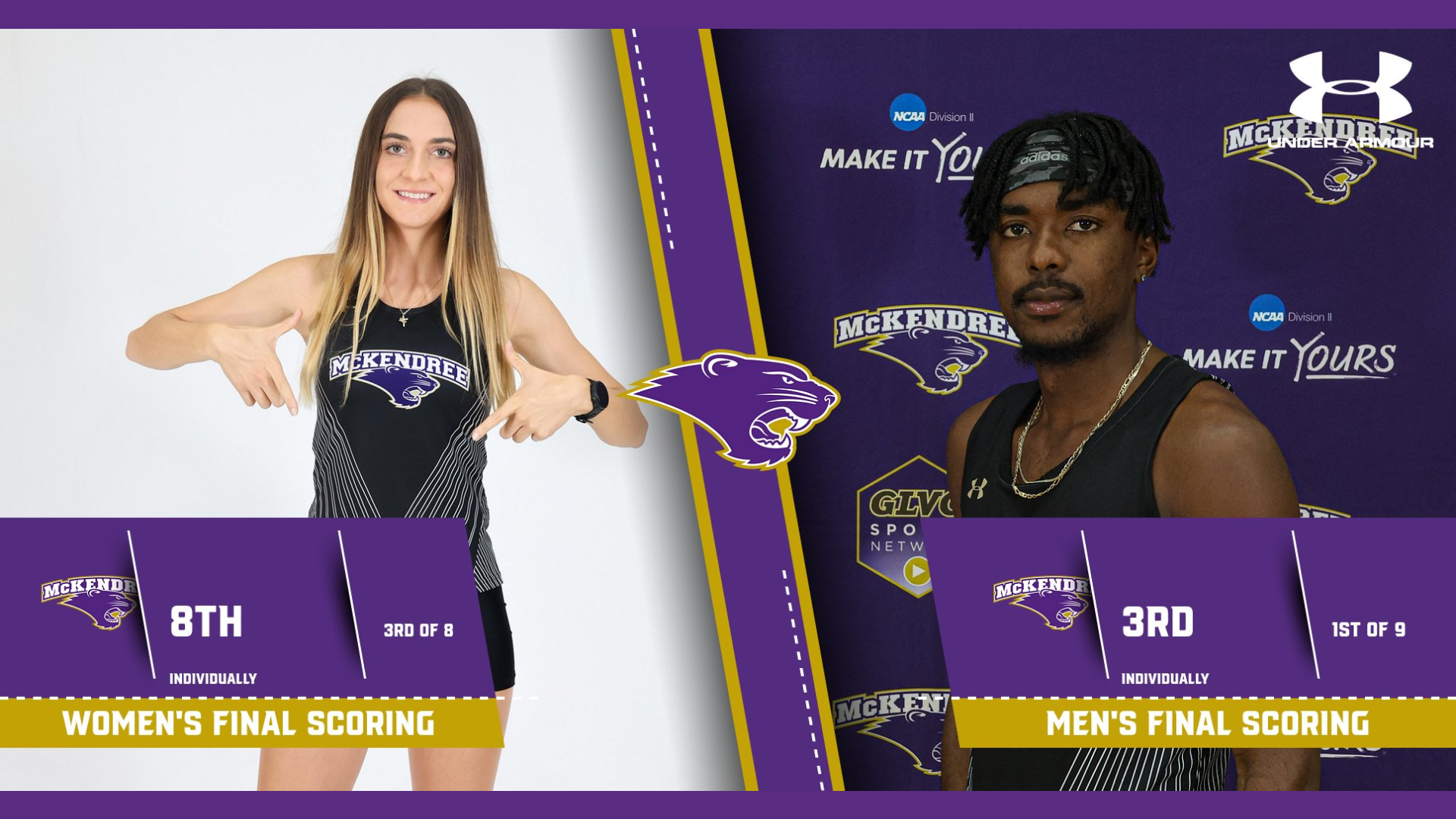 Venson and Paschal Named GLVC Runners of the Week 