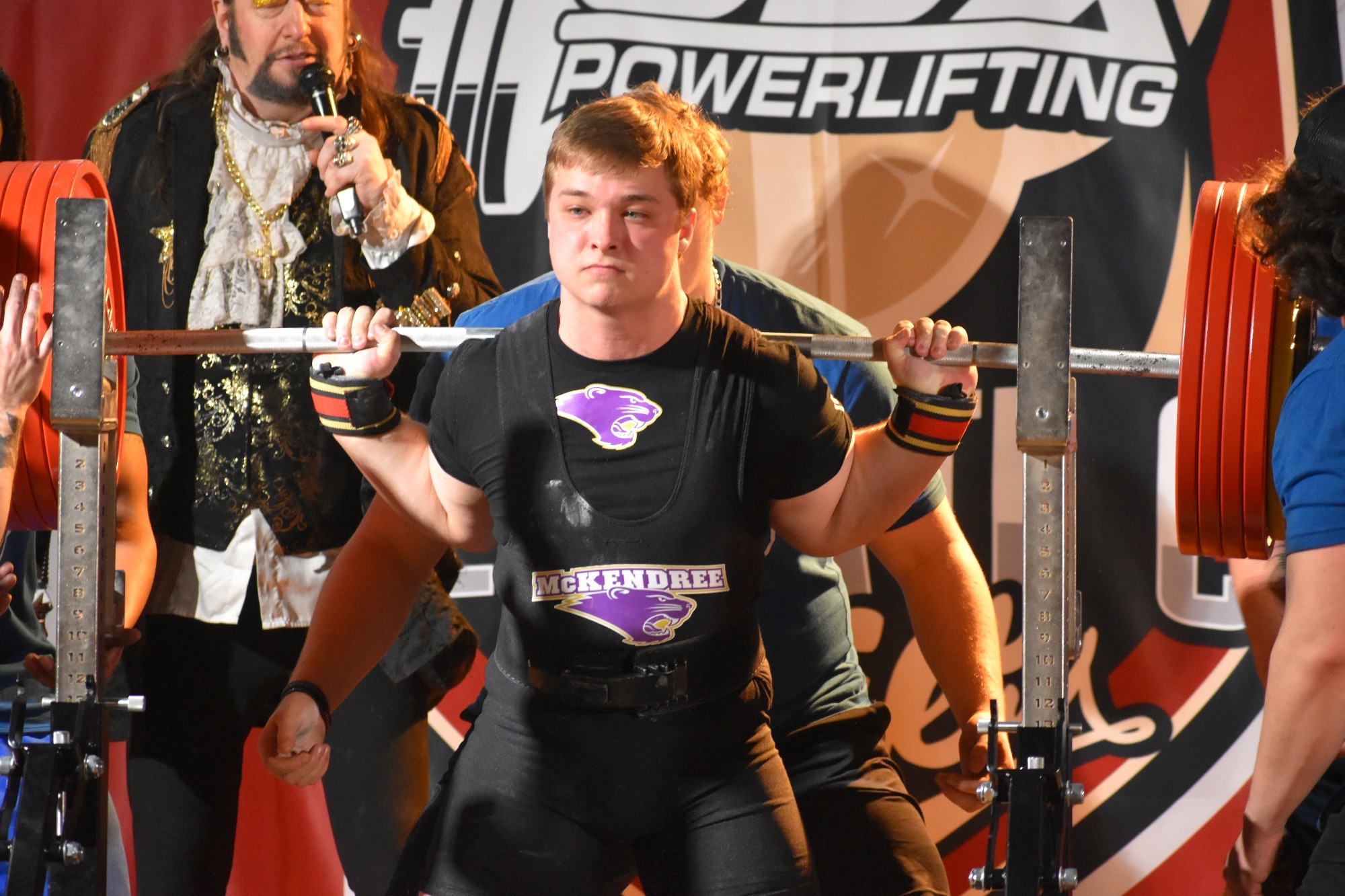 Parker Anderson Prepares for Squat