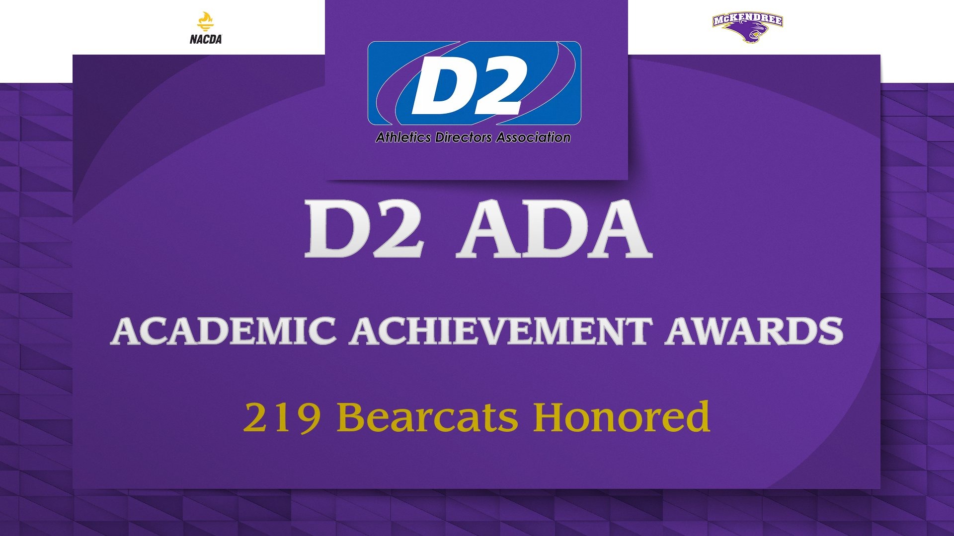 D2 ADA Academic Achievement Awards (2025)