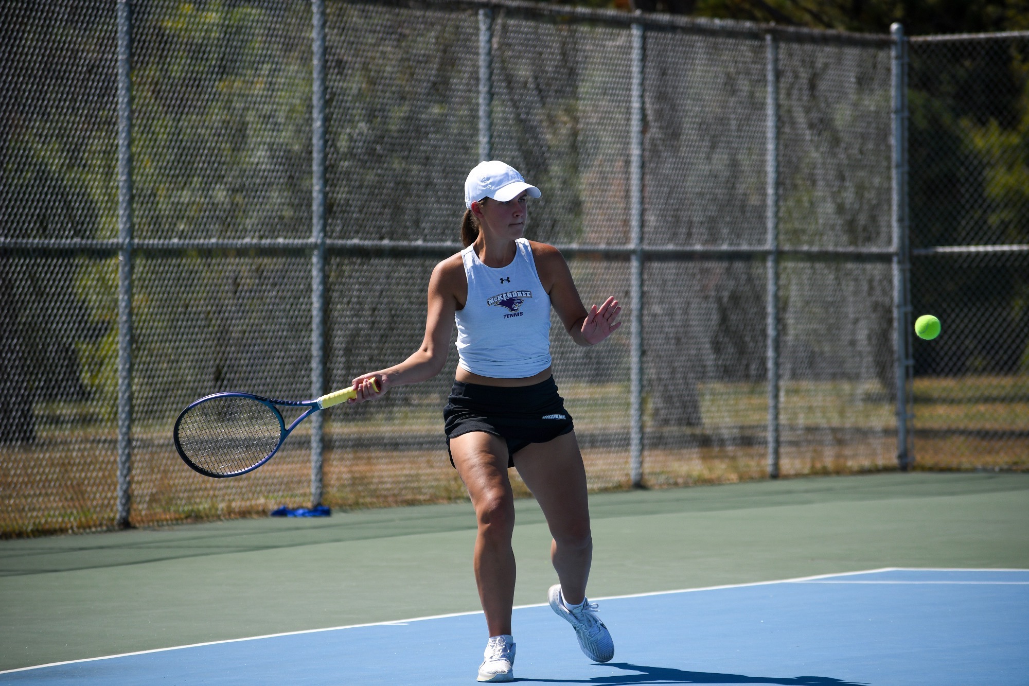 Radvile Survilaite returns ball