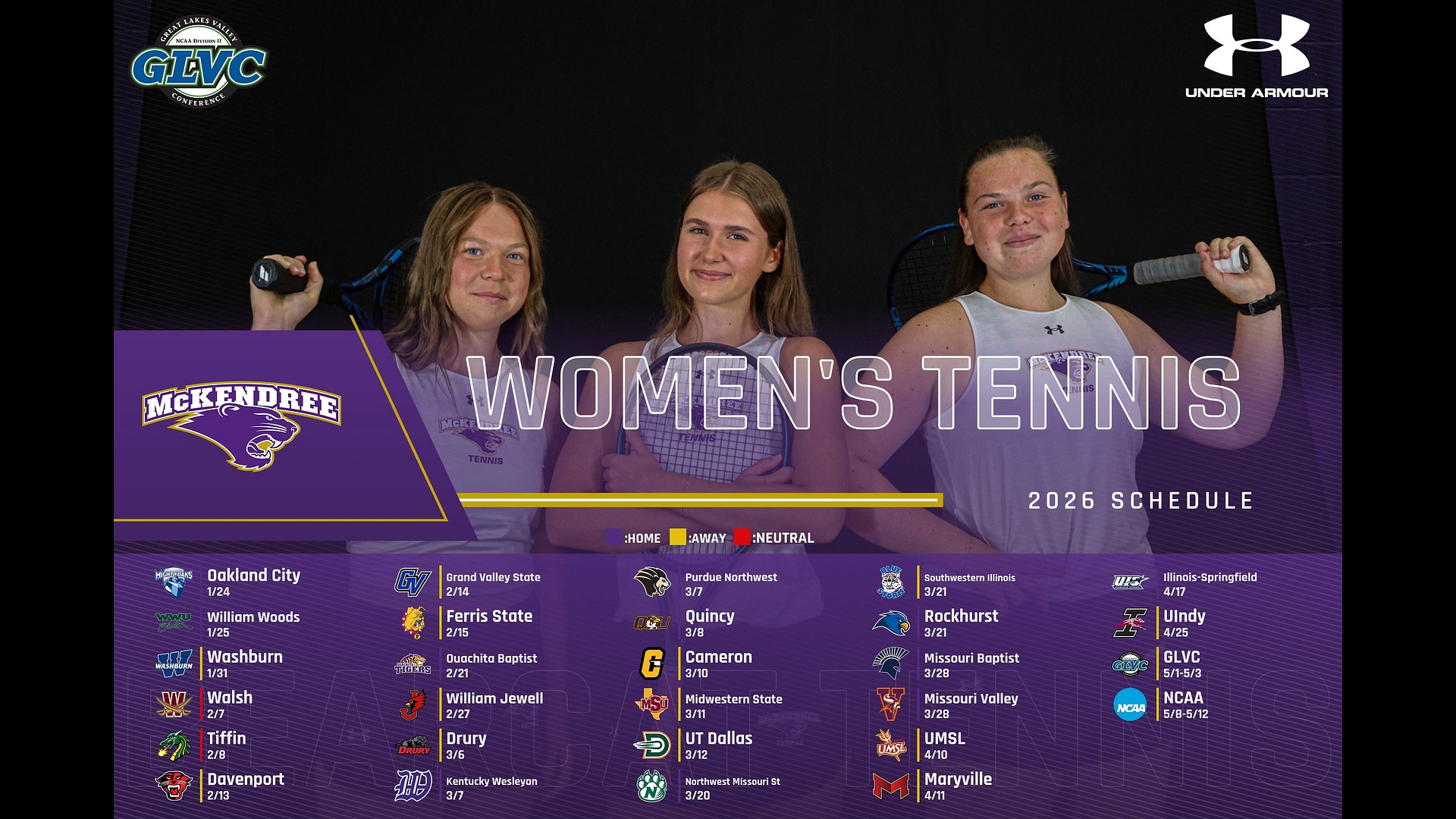 McKendree Women’s Tennis Set to Being Spring 2026 Season 