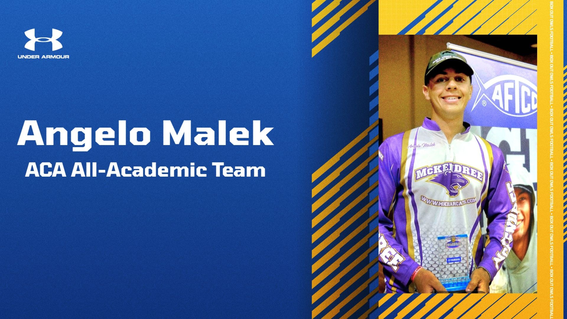 Angelo Malek ACA All-Academic Team