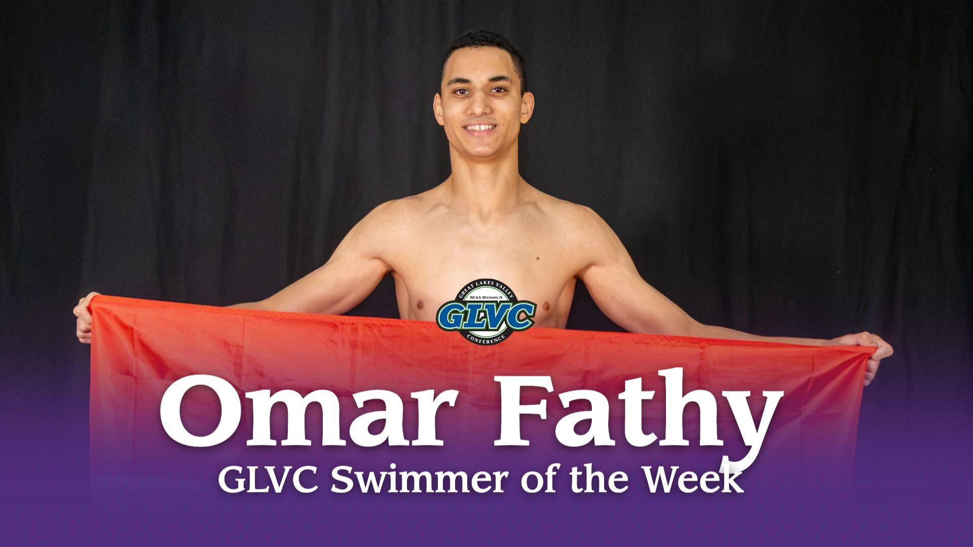 Fathy Takes First GLVC Swimmer of the Week Award 
