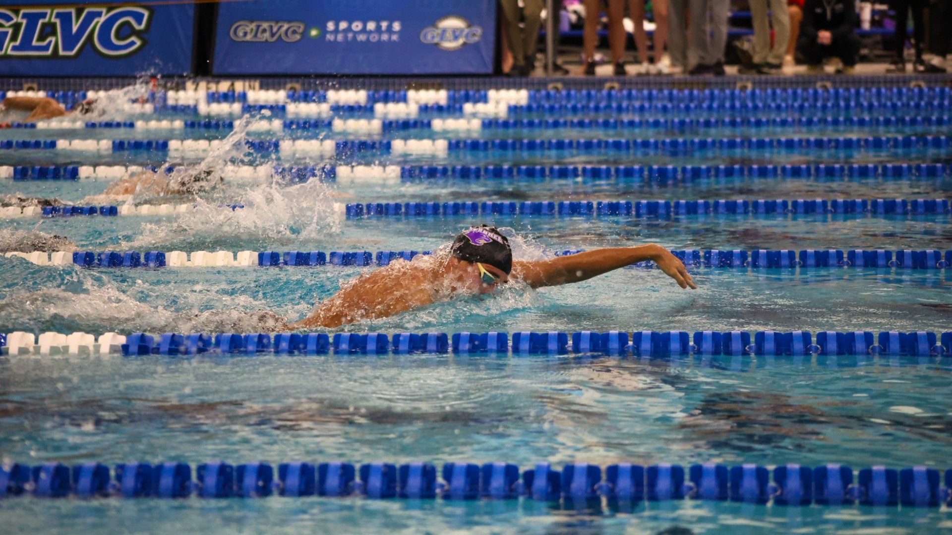 Carvalhosa Breaks School Record; Gavrysh Grabs Second Gold on Day Four of GLVC Swim and Dive Championships