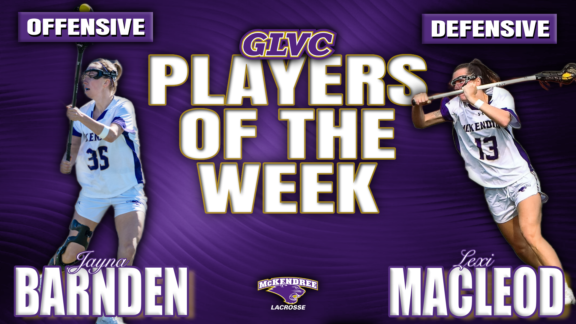 WLAX POTW: Barnden, Macleod