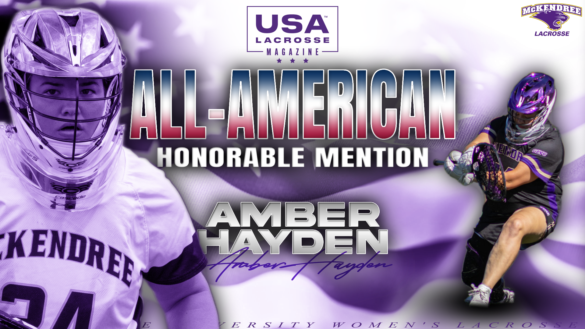 Amber Hayden USA Lacrosse All-American (2026)