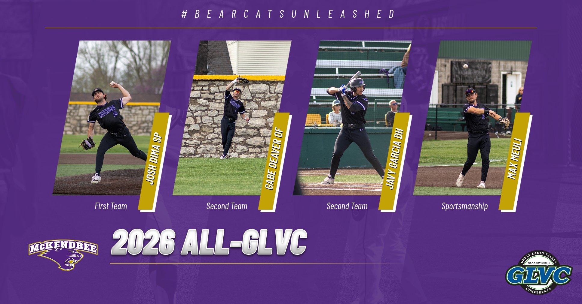 Dima, Deaver, Garcia, Meuli Earn Postseason GLVC Awards     
