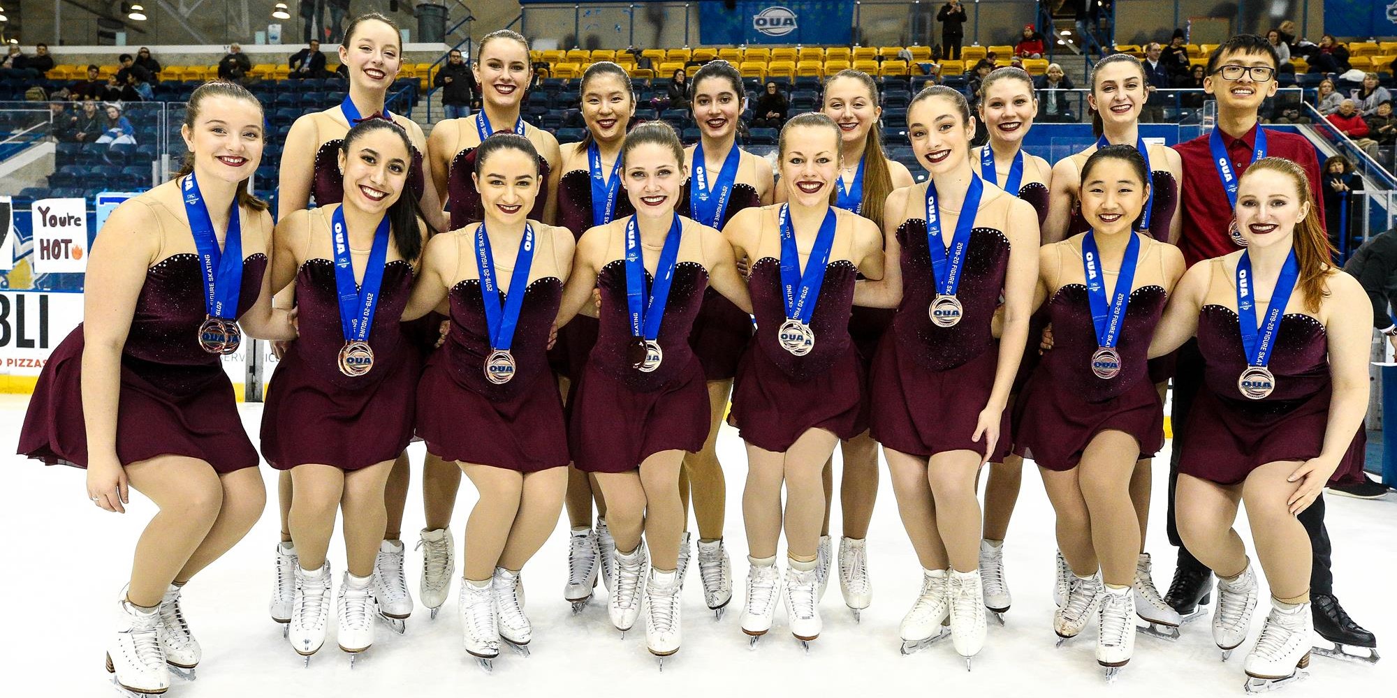 FIGURE SKATERS GLIDE TO THIRD PLACE FINISH AT OUA CHAMPIONSHIPS