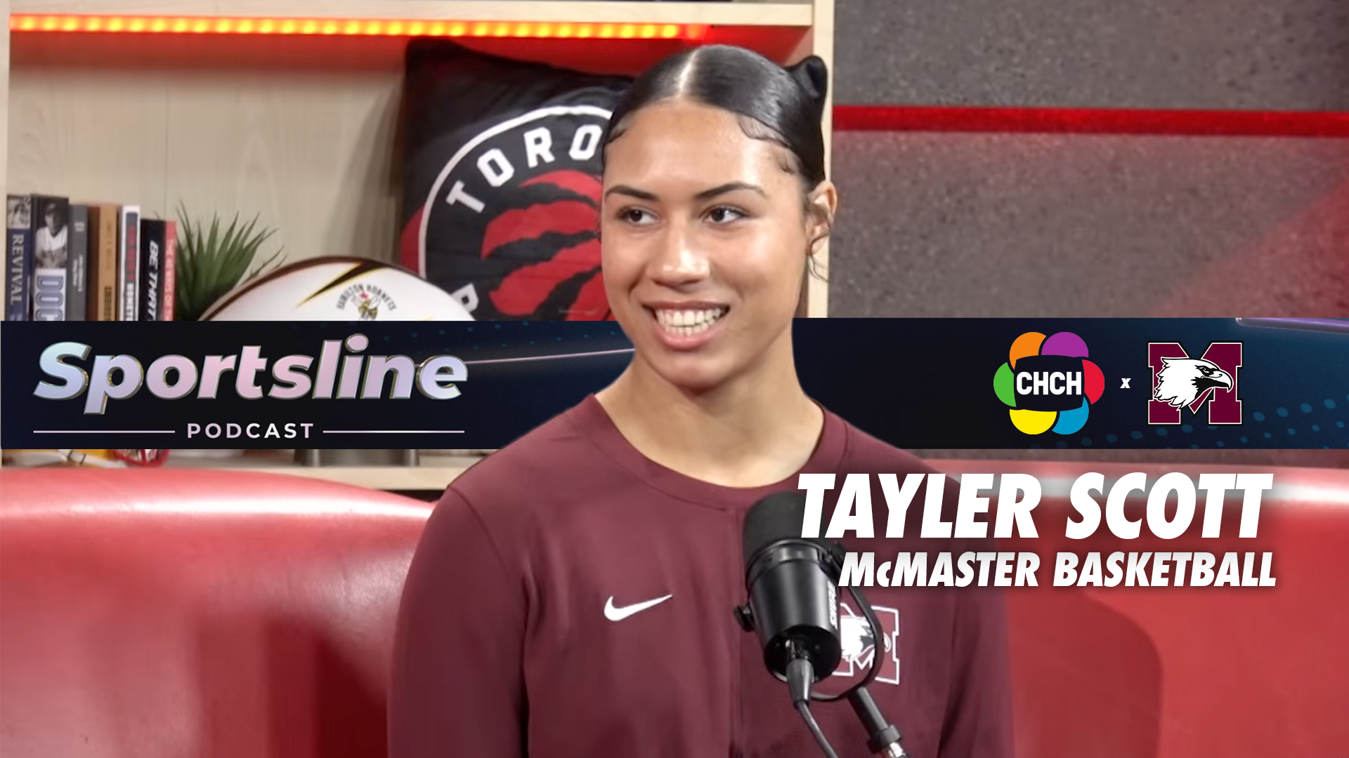 Tayler Scott McMaster Marauder Women's Basketball on Sportsline podcast