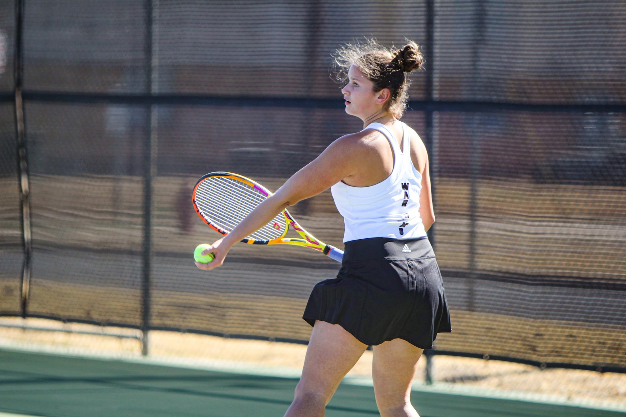 McKenzie Carroll Women's Tennis McMurry University Athletics