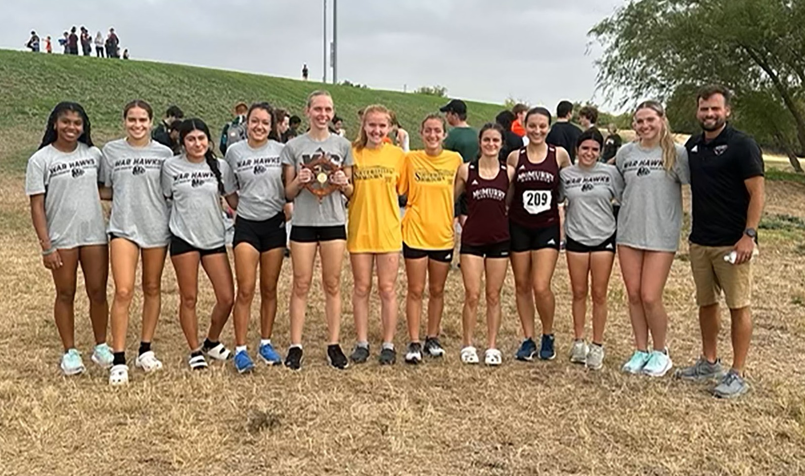 McMurry University's women's cross country squad earned team title honors at Southwestern University's meet Saturday, Sept. 16.