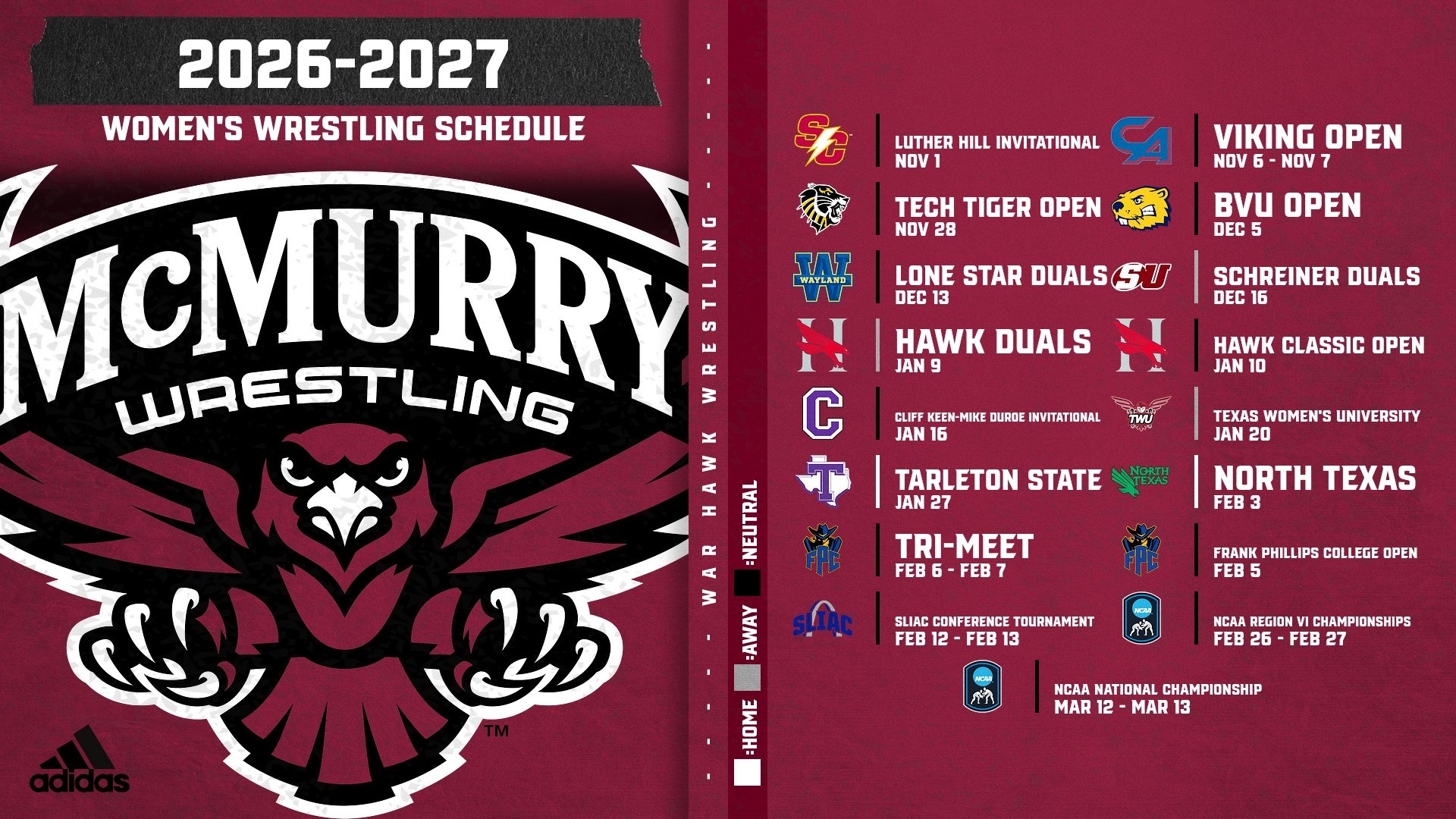 Wwrestling 2627 schedule