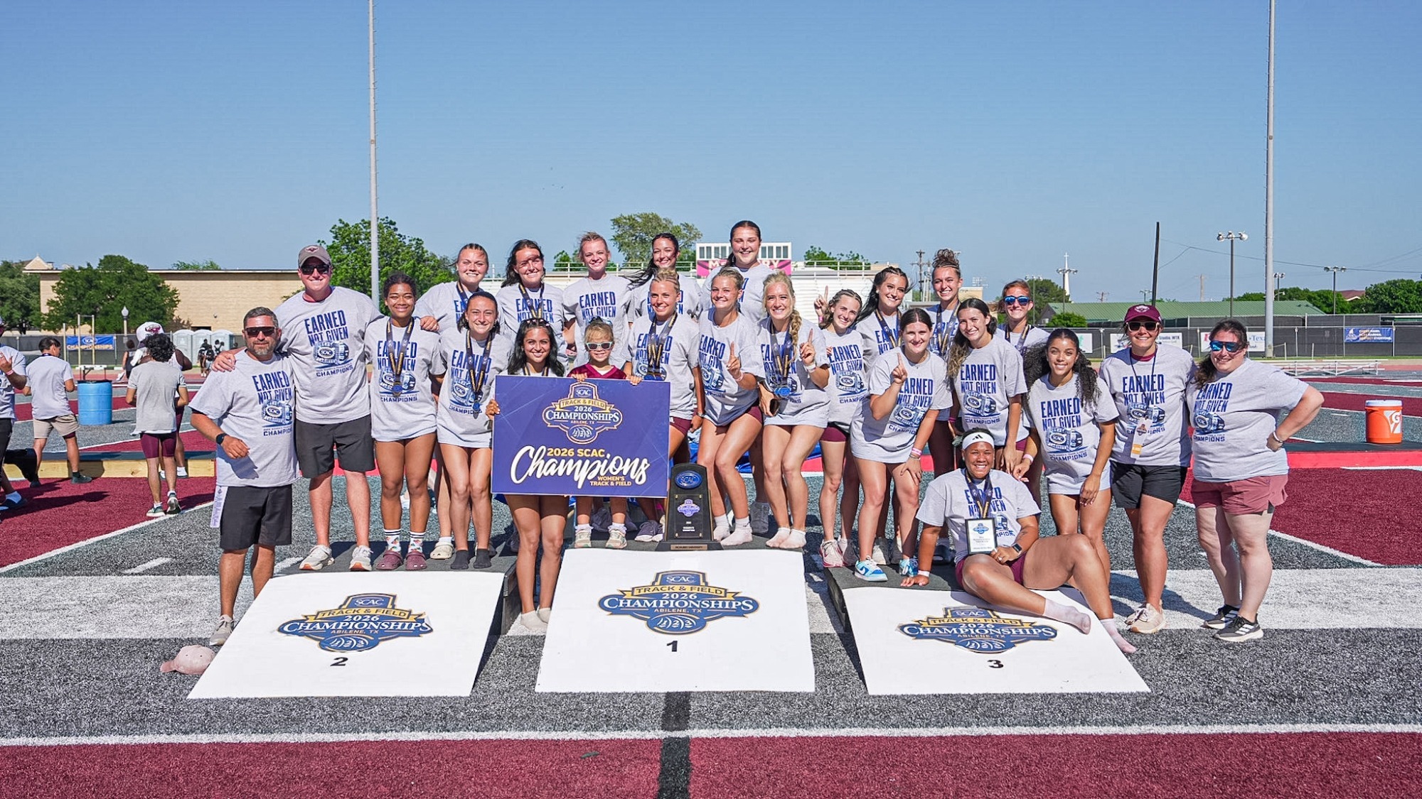 2026 women scac track champion