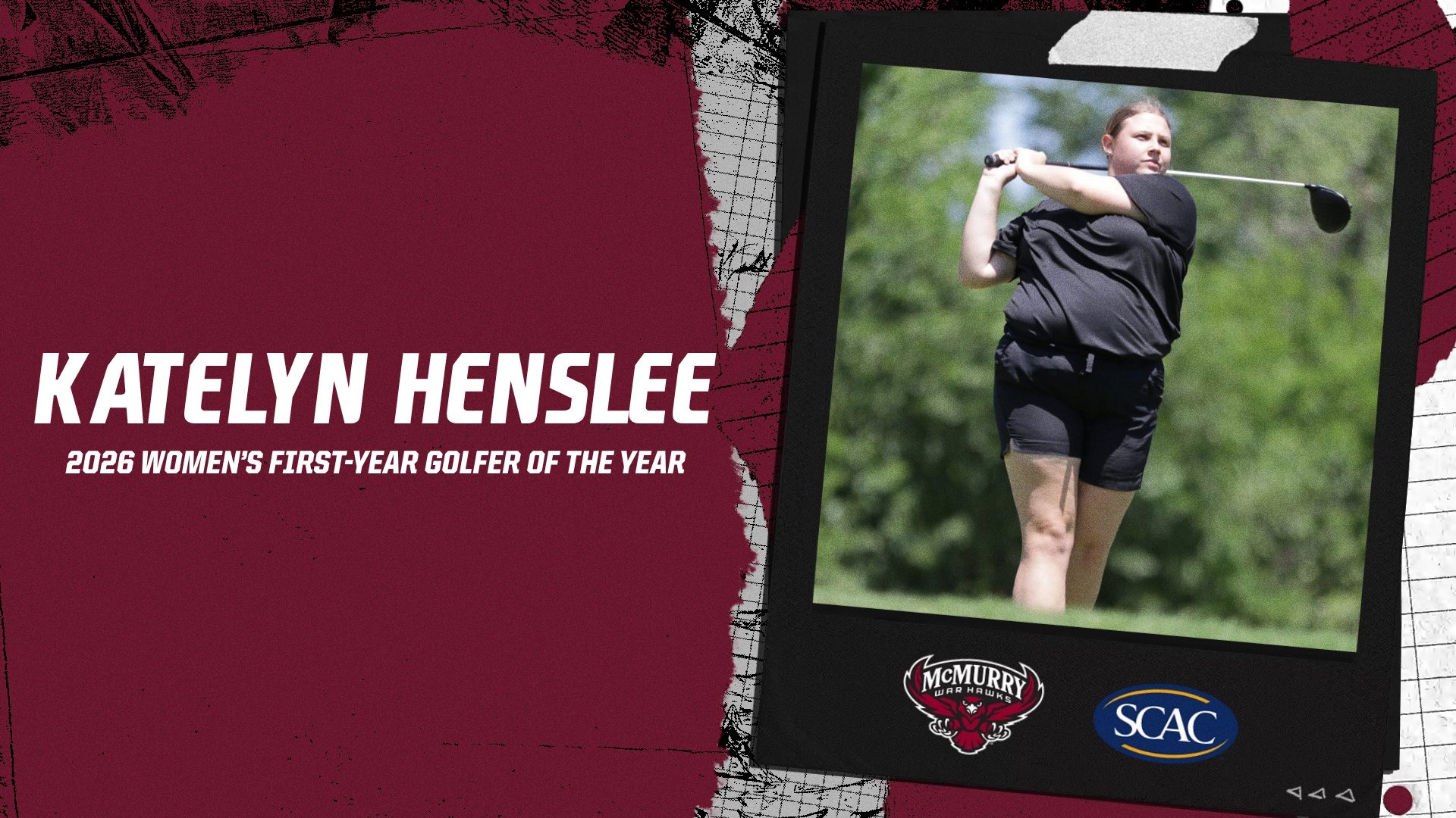 Katelyn Henslee Fist Year Player of the Year