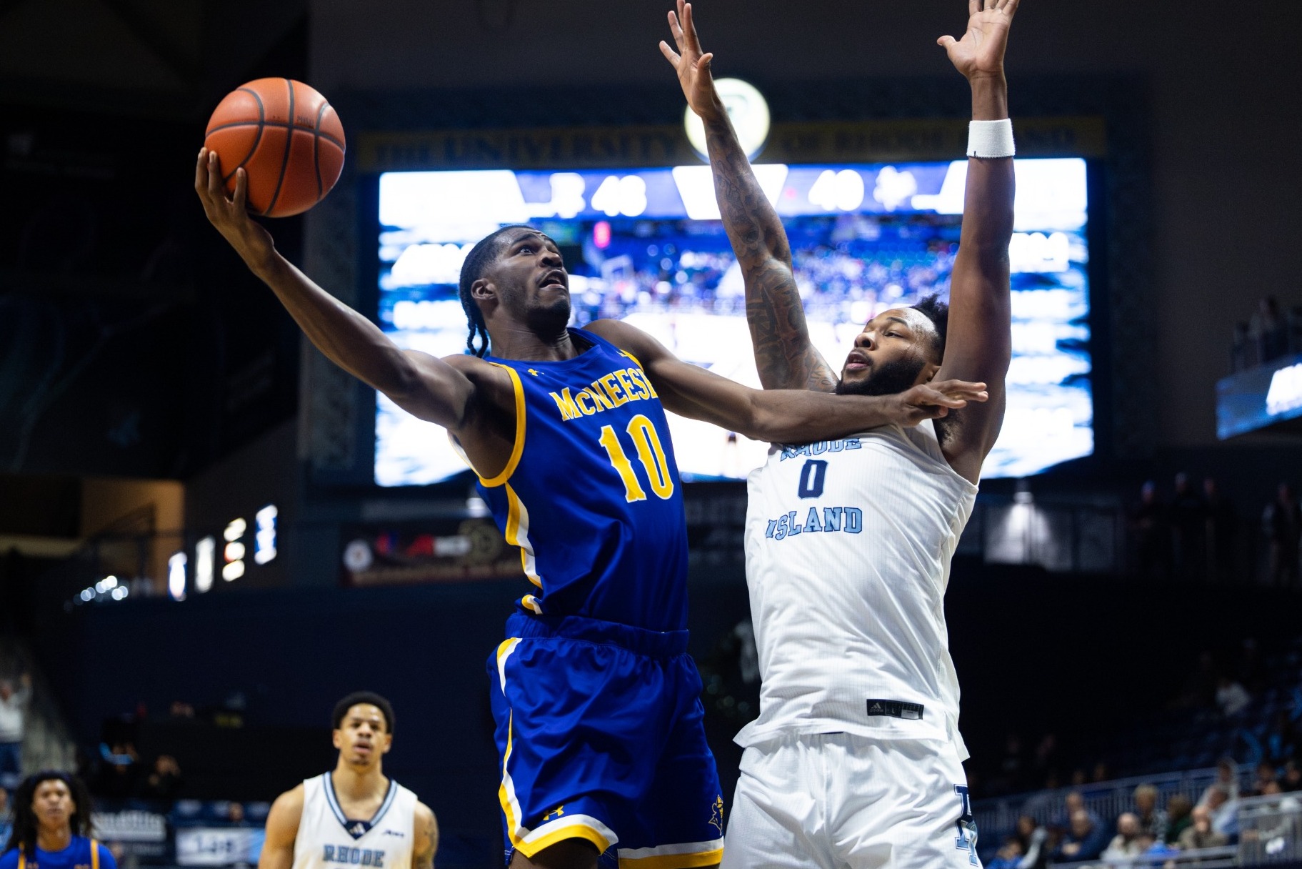 McNeese State men’s basketball plays against the University of Rhode Island in Kingston, RI. December 9, 2025.
