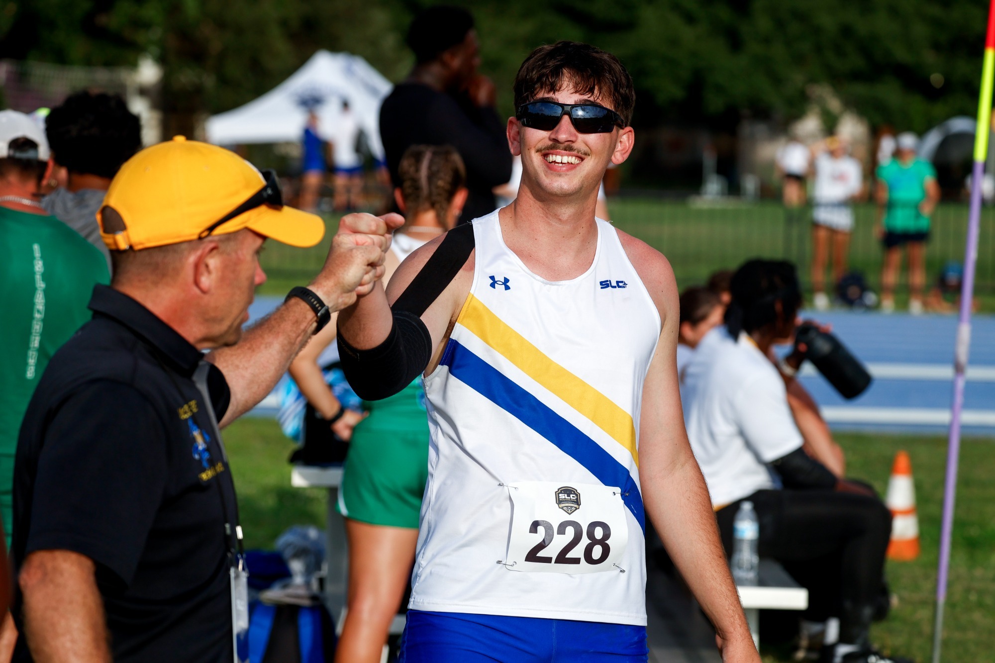 Tanny Beard javelin at SLC meet