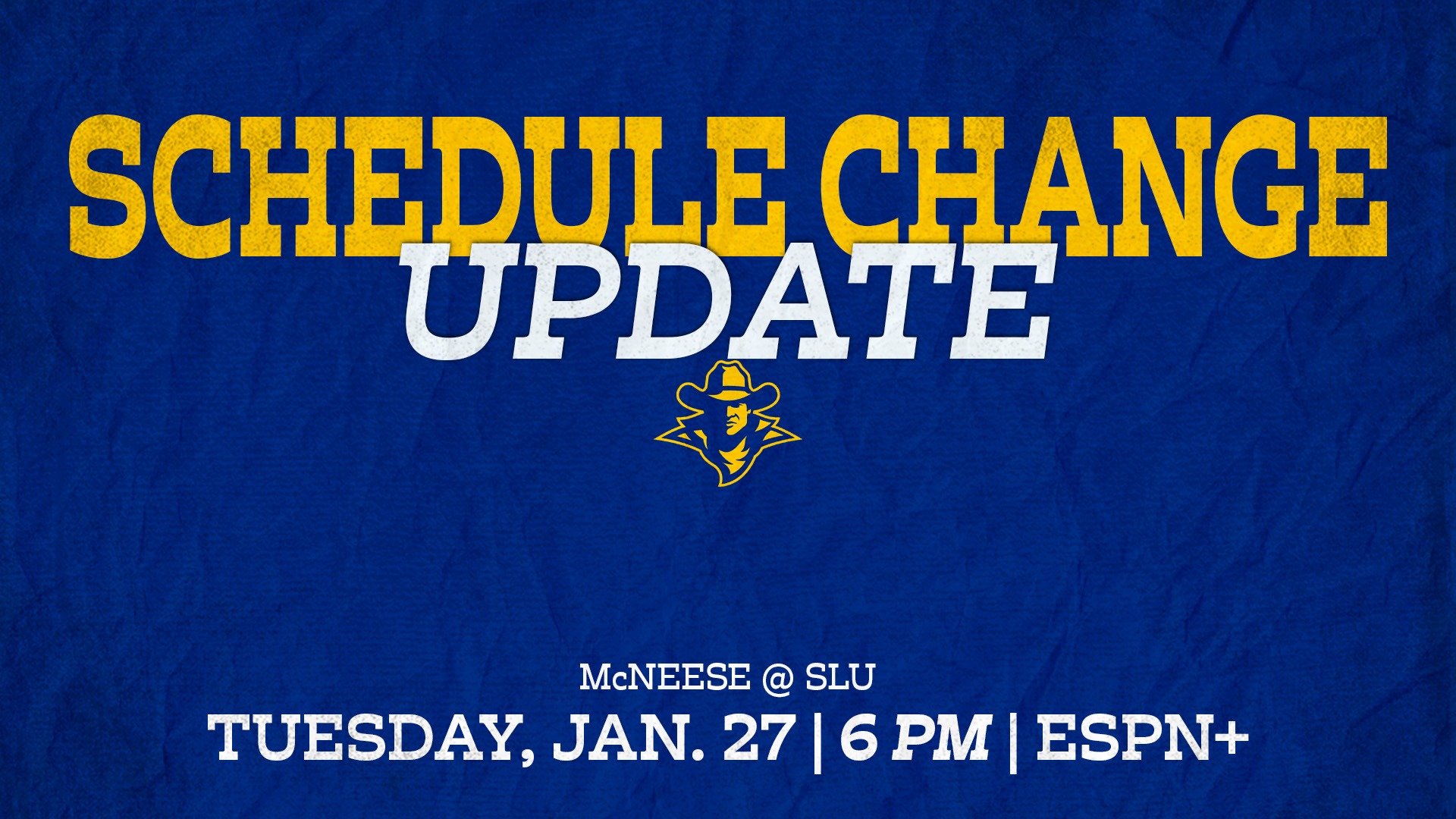 MBB at SLU date change