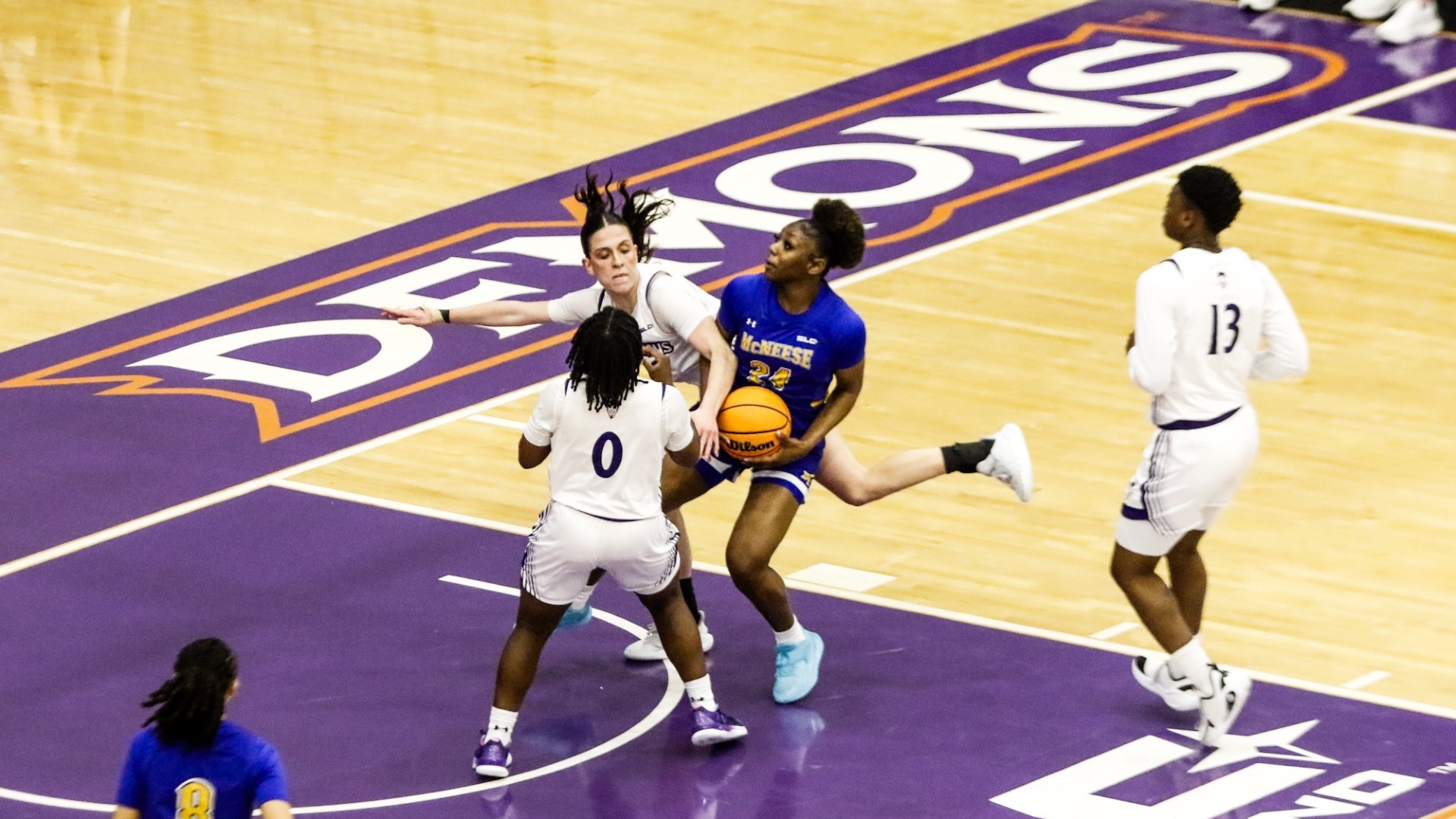 Dakota Driving to the Basket