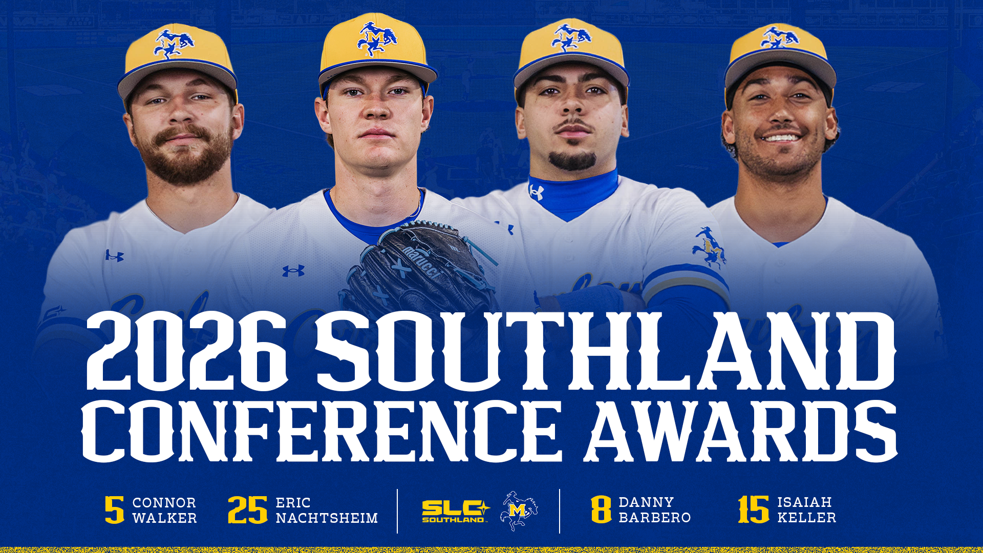 Baseball All-Southland Conference Award Winners