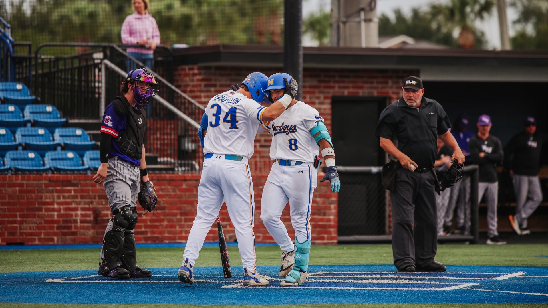 Danny and Hayden HR Celly at HP