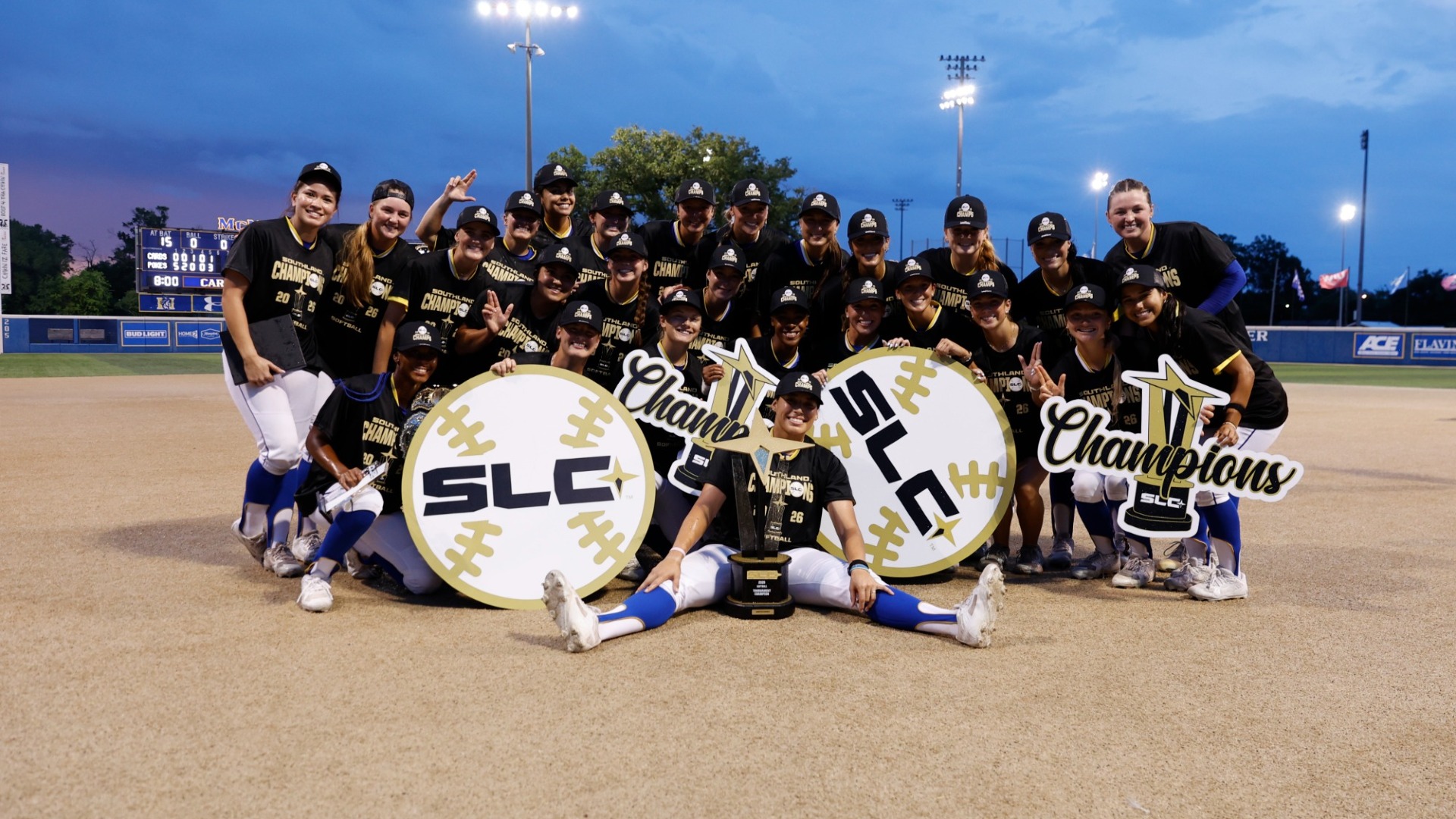 2026 SLC Softball Tournament Champs