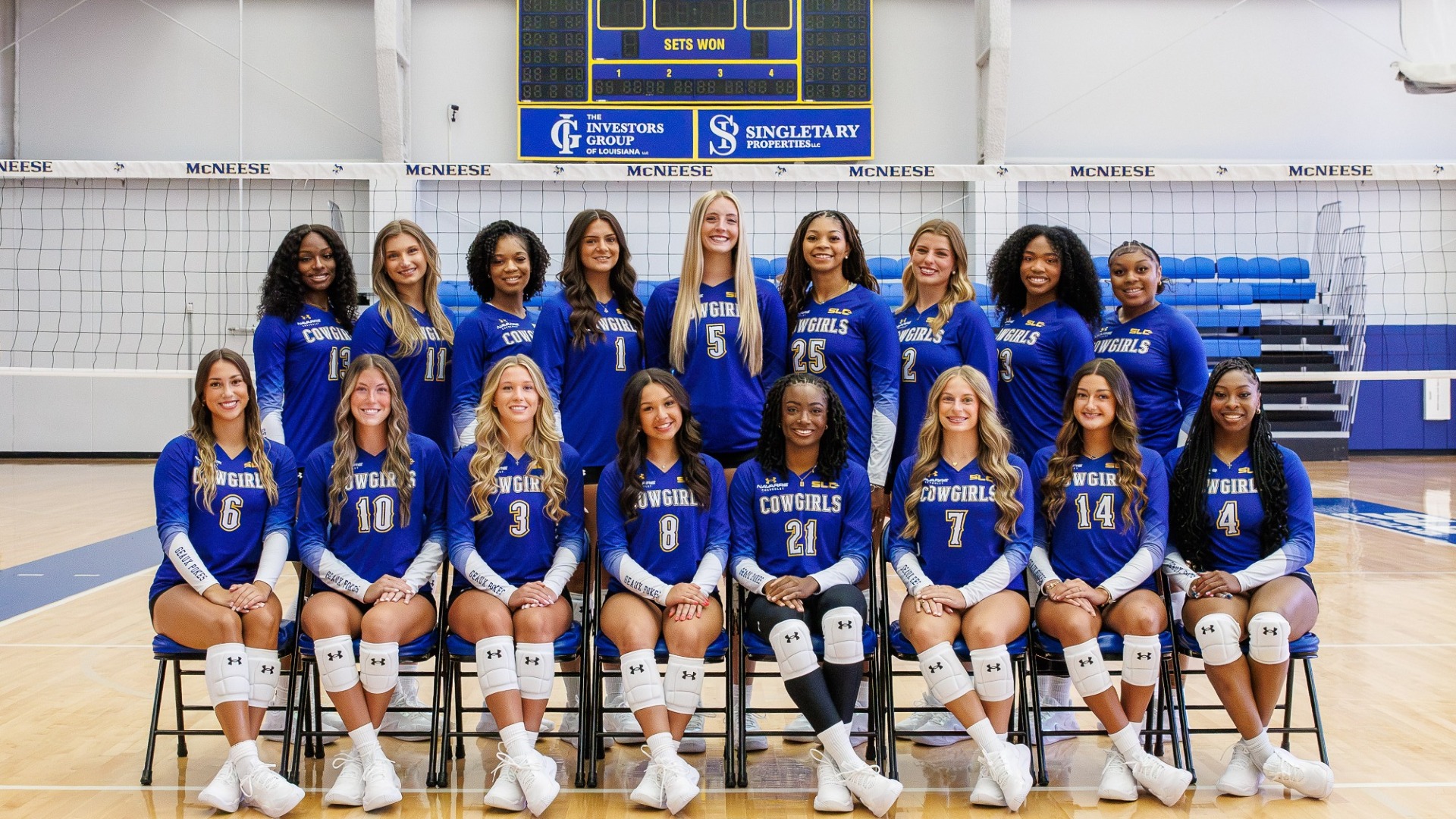 2026 McNeese Volleyball Team Photo