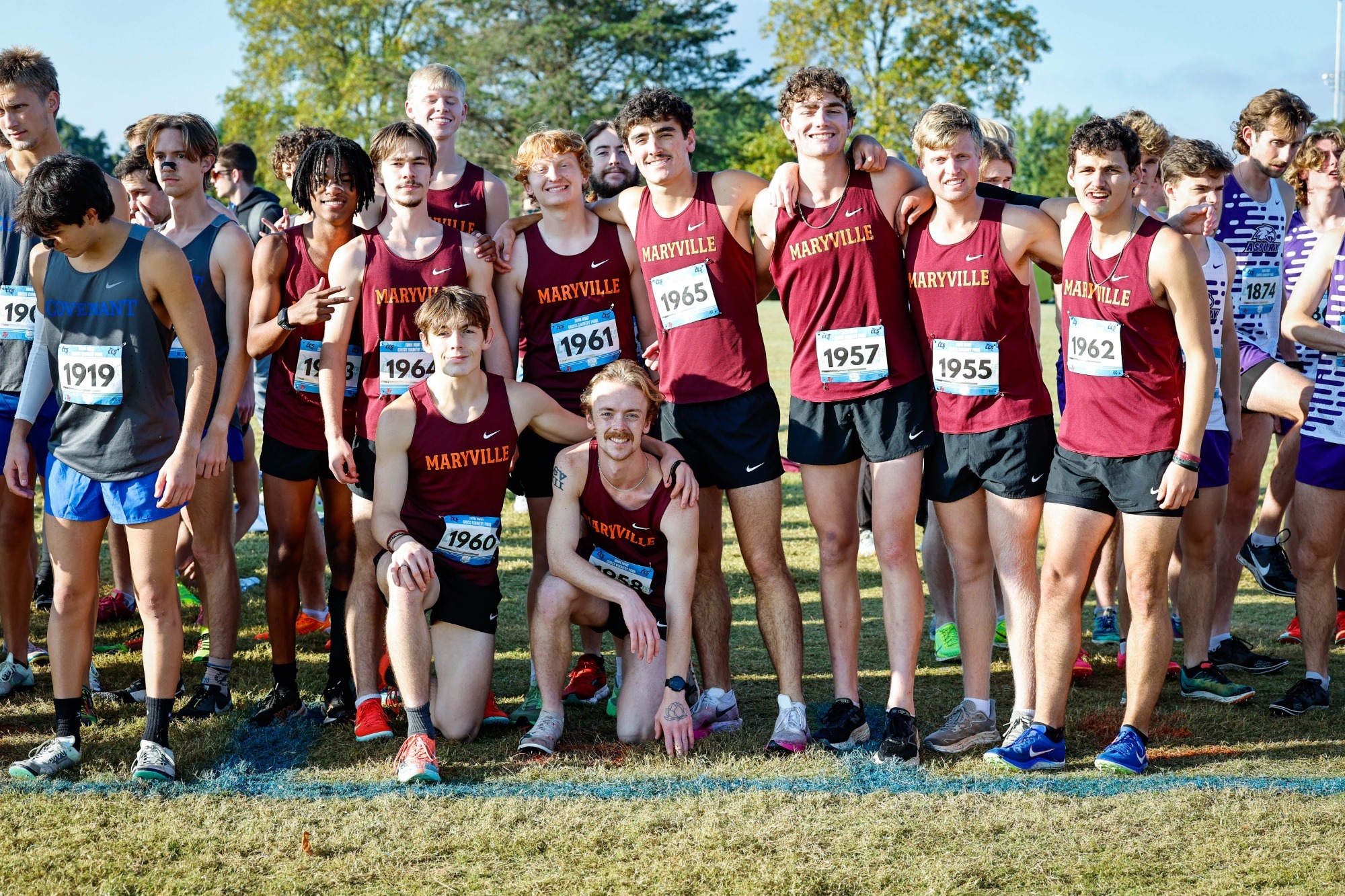 MENS XC CHAMP RUN UP