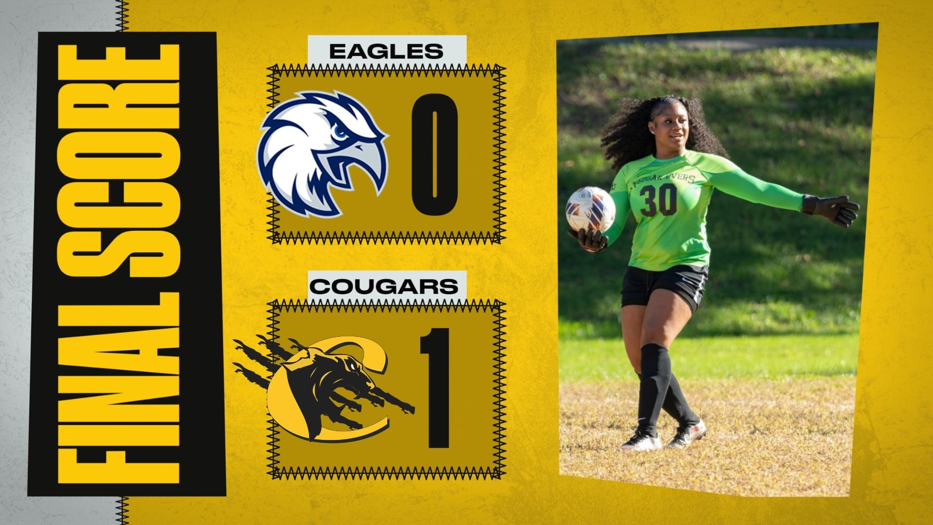 Cougars win 1-0