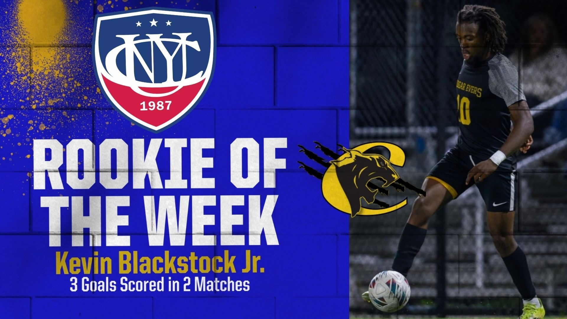 Kevin Blackstock Jr. Rookie of the Week