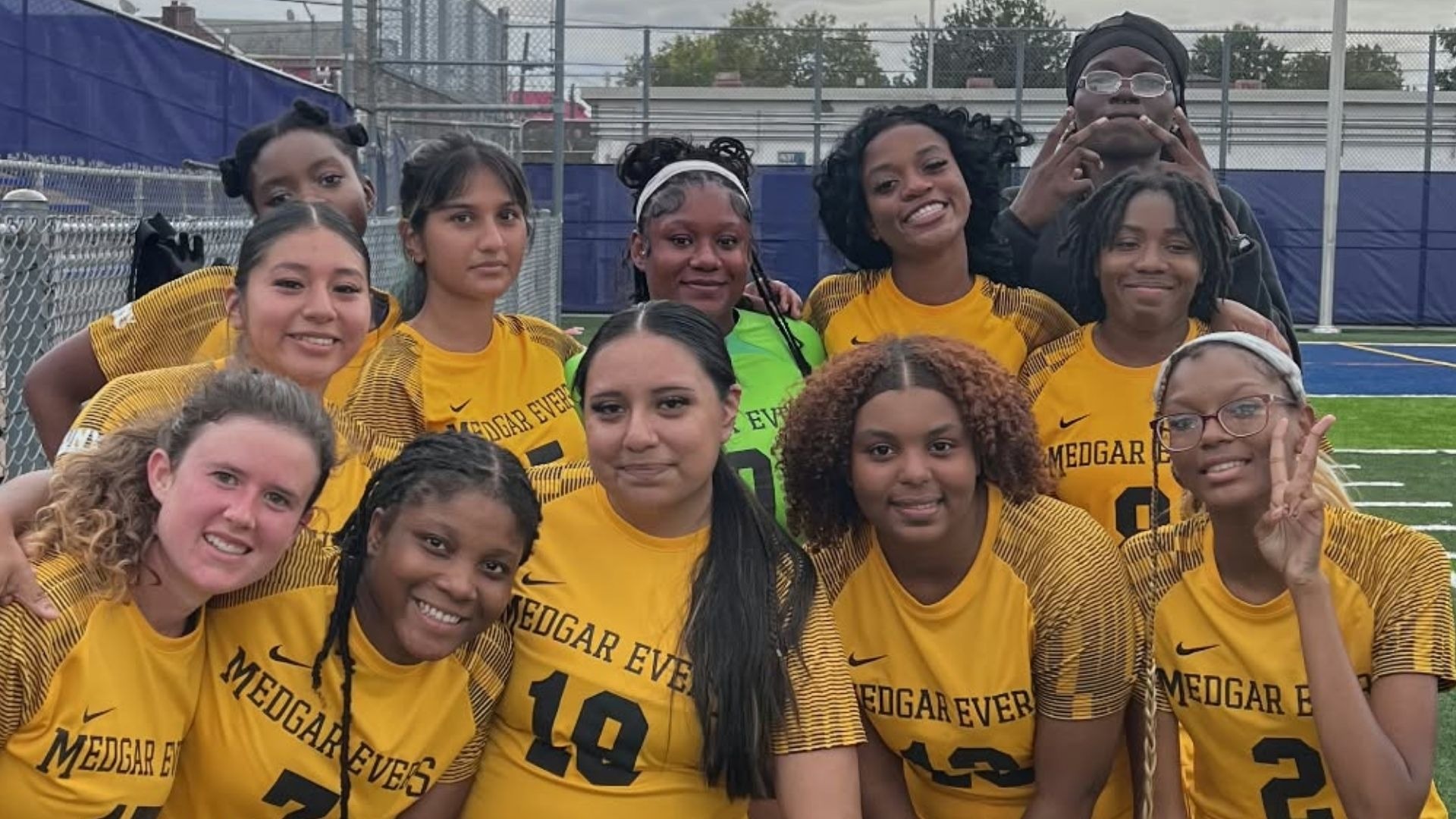 Women's Soccer Post-Match Team Photo