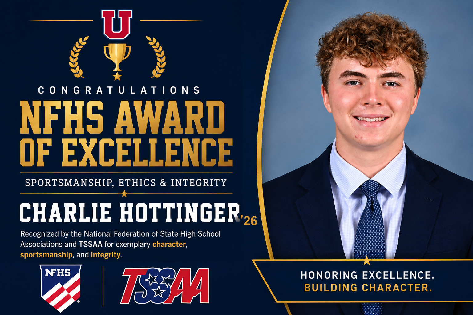 NFHS Award: Charlie Hottinger