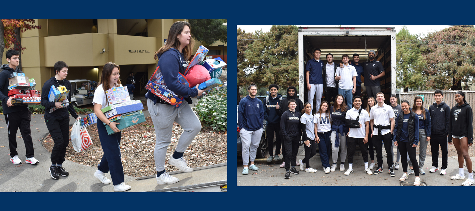 Menlo Athletics Spreads Holiday Cheer With Good Tidings Foundation