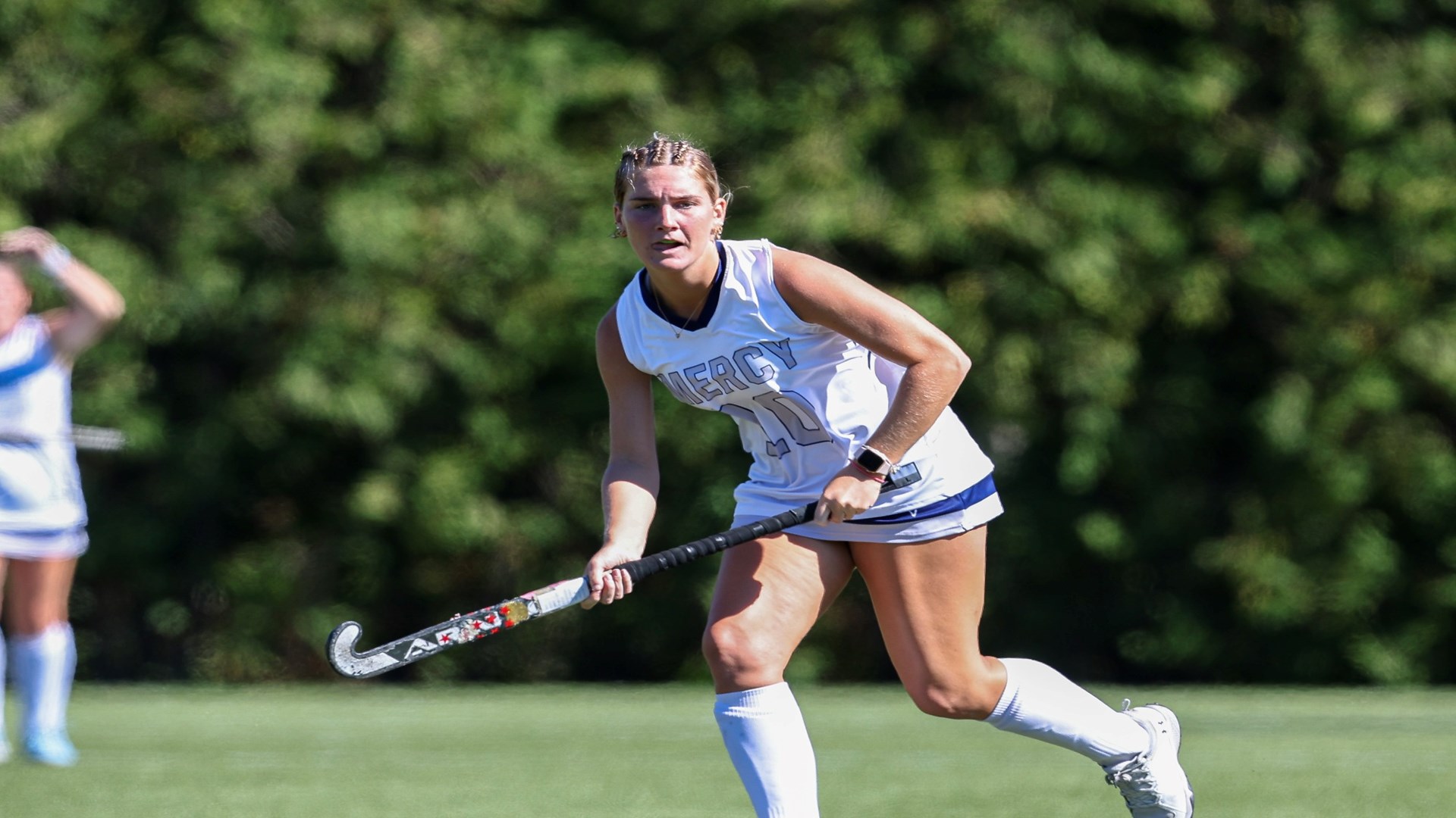 Schreck Scores and Viscione Makes 13 Saves as Field Hockey Battles