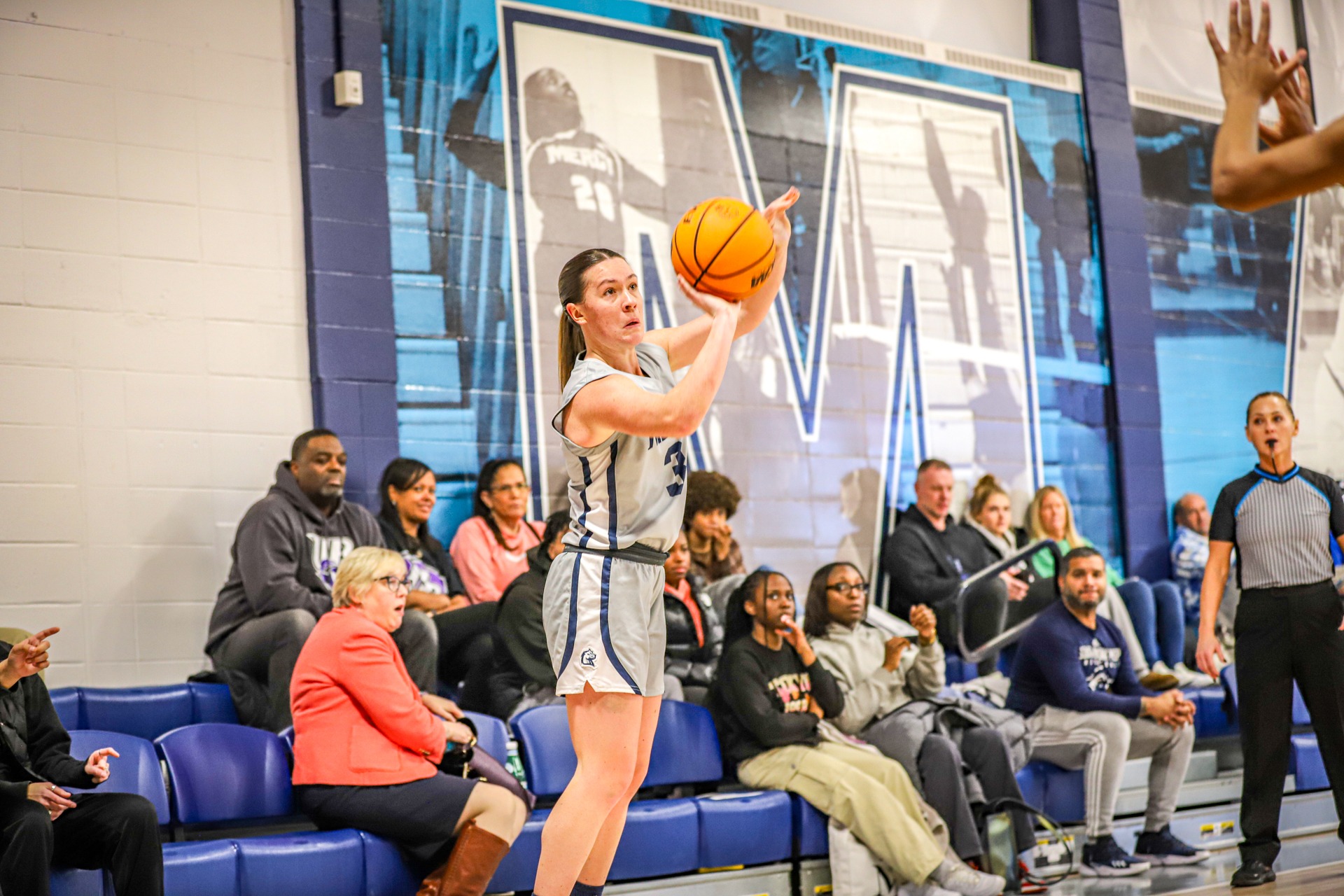 Wall Records DoubleDouble as Women's Basketball Opens ECC Play at STAC