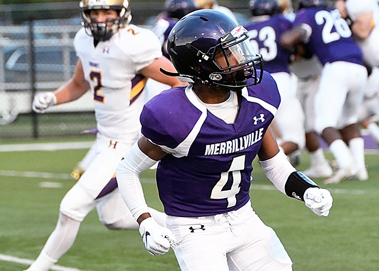 Xzavier Shell Football Merrillville High School Athletics