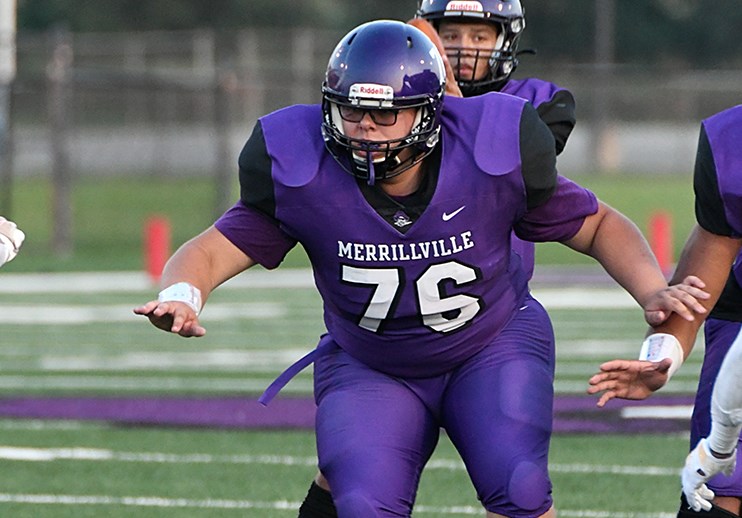 Caleb Dulla Football Merrillville High School Athletics