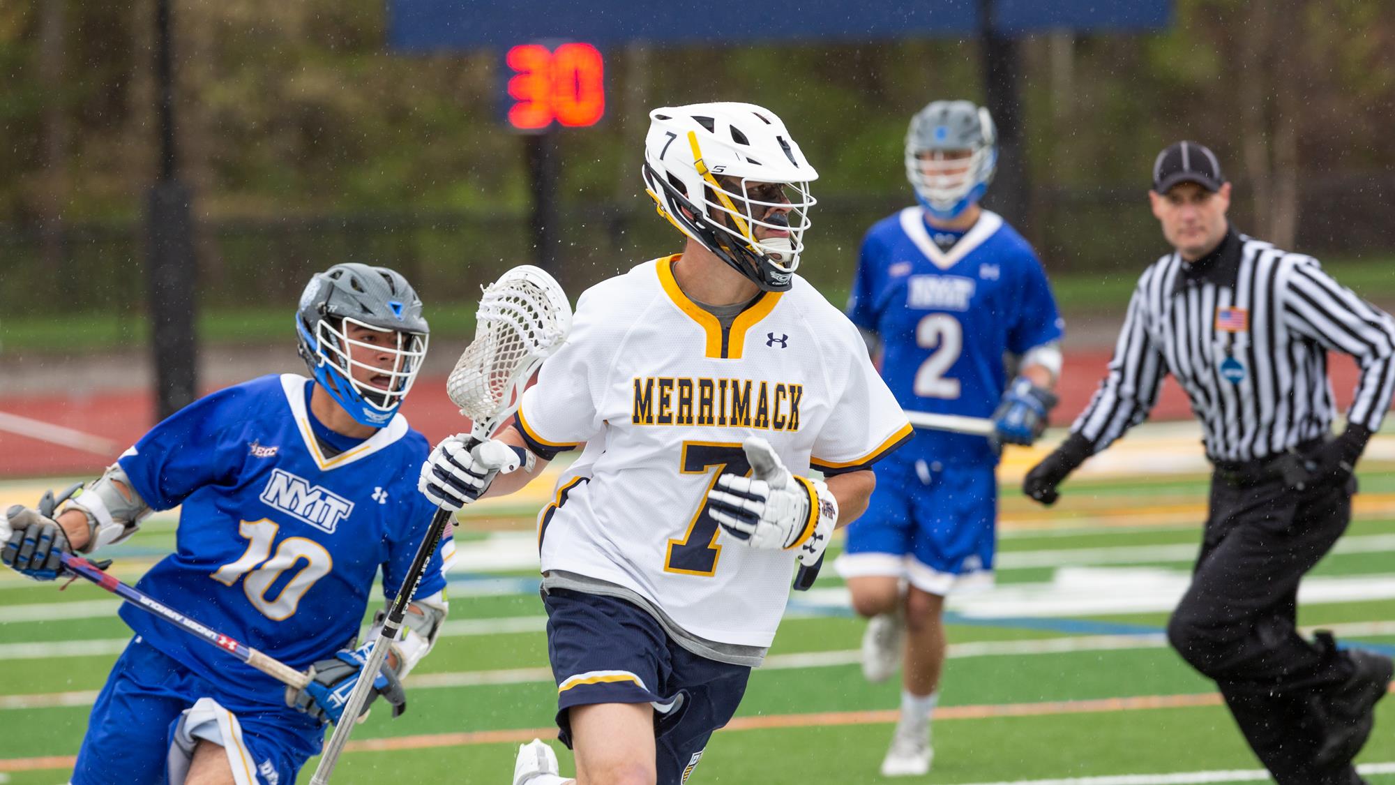 Hunter Schmell Men's Lacrosse Merrimack College Athletics