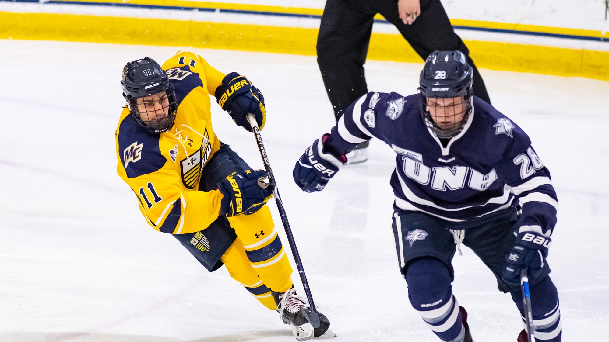 New Hampshire Blanks Men’s Ice Hockey Friday Merrimack College Athletics