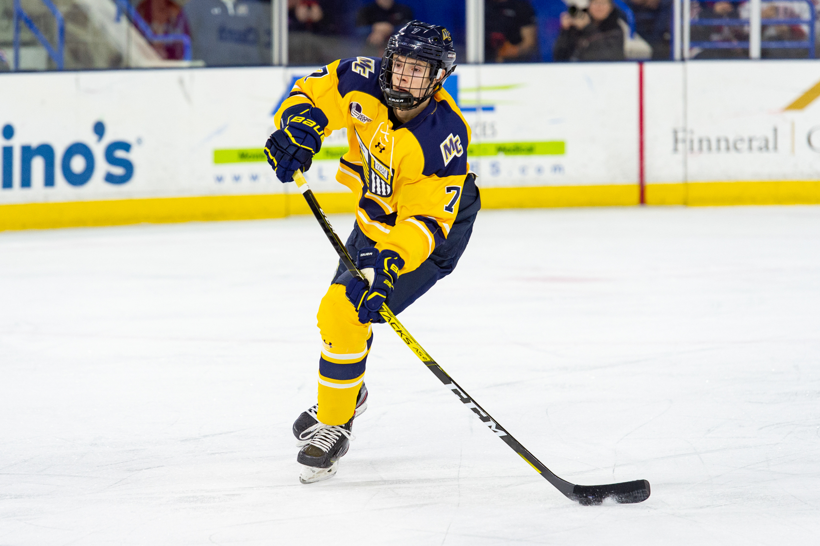 Zach Uens Men's Ice Hockey Merrimack College Athletics