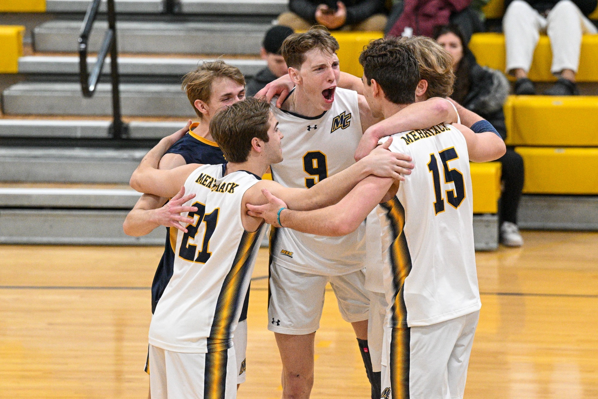 Men's Volleyball Beats Barton College for First Win in Program History