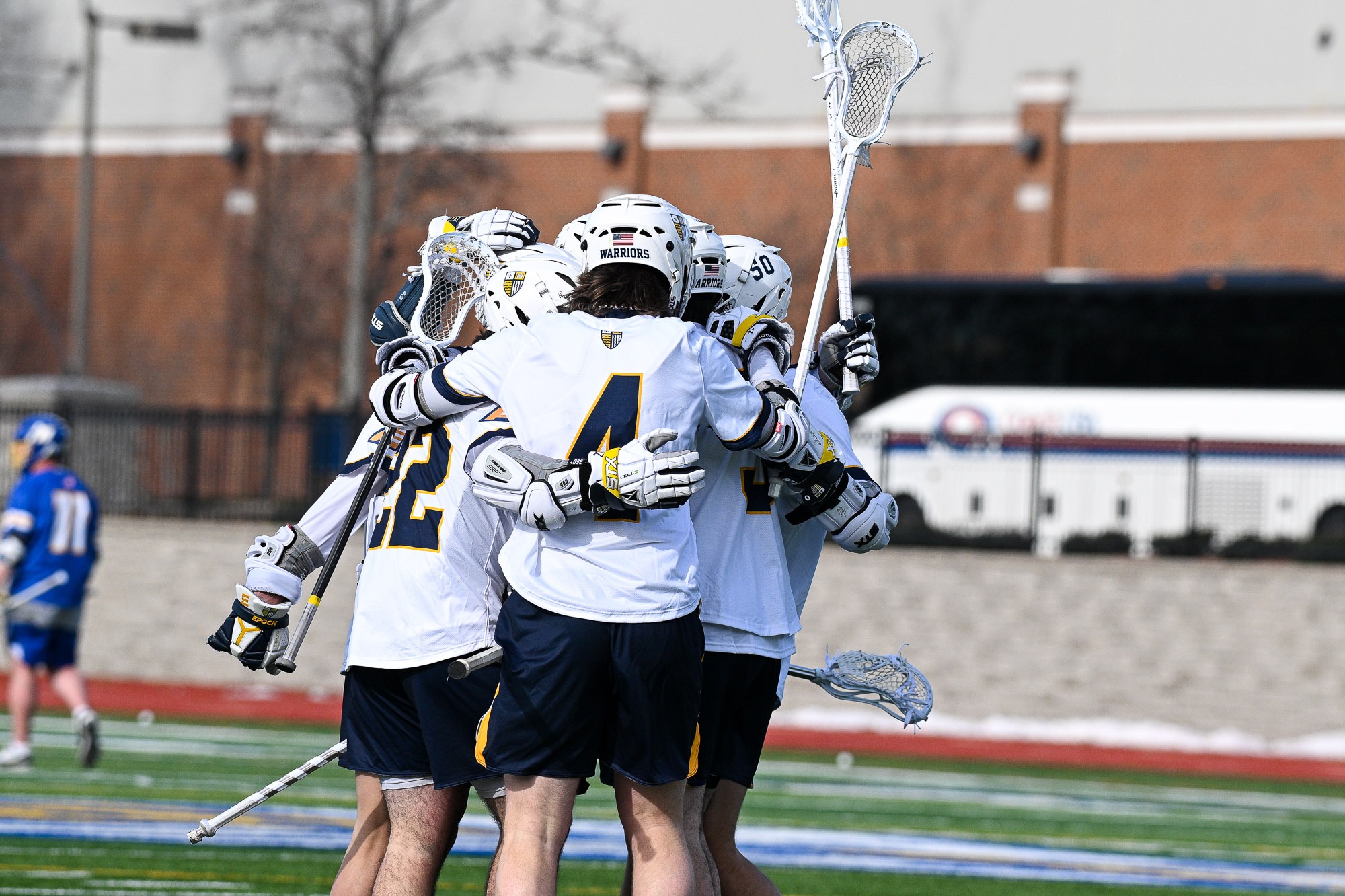 Men's Lacrosse Powers Past Long Island Merrimack College Athletics