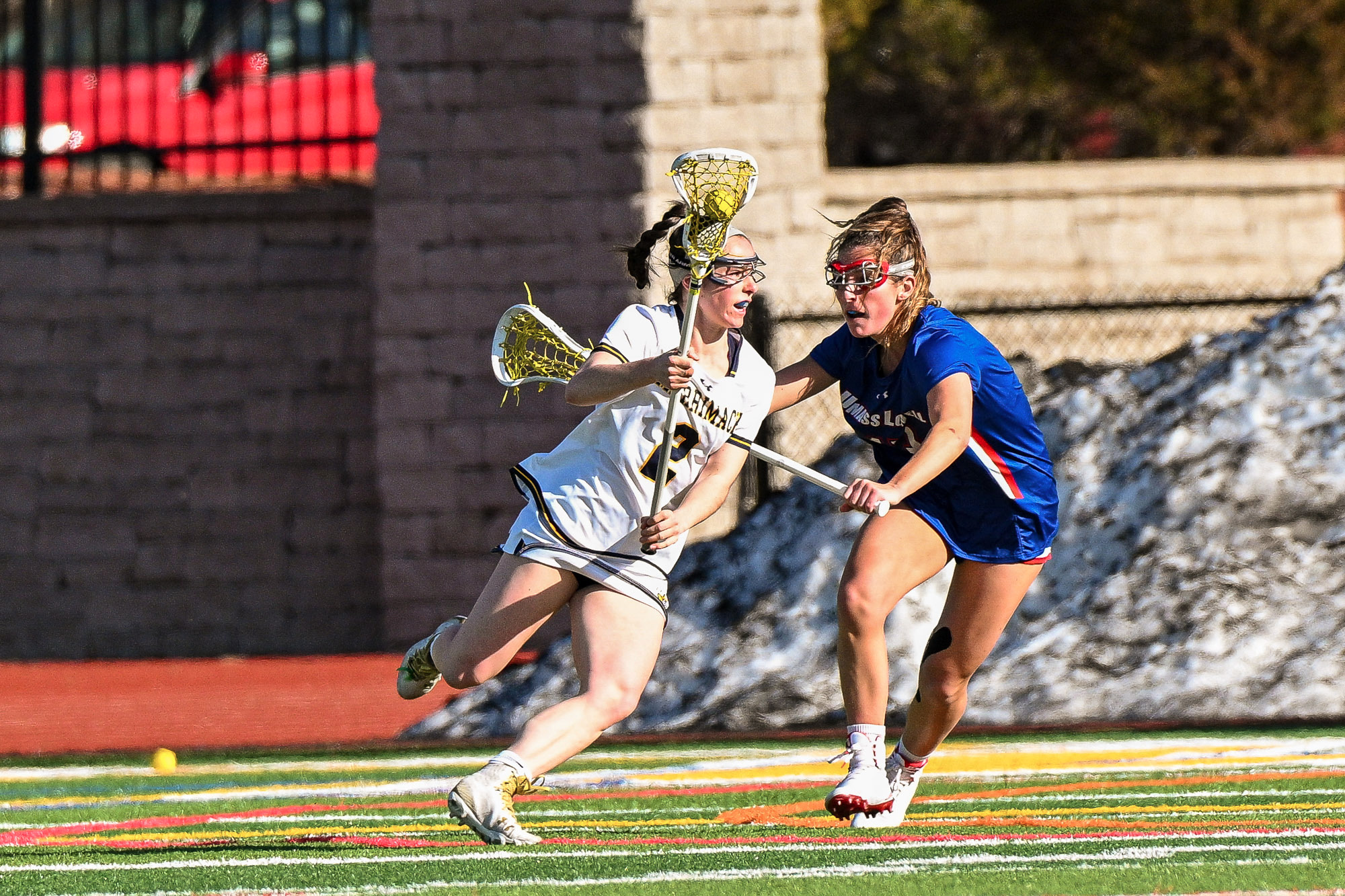 Women's Lacrosse Comeback Cut Short in Matchup with Iona Merrimack College Athletics