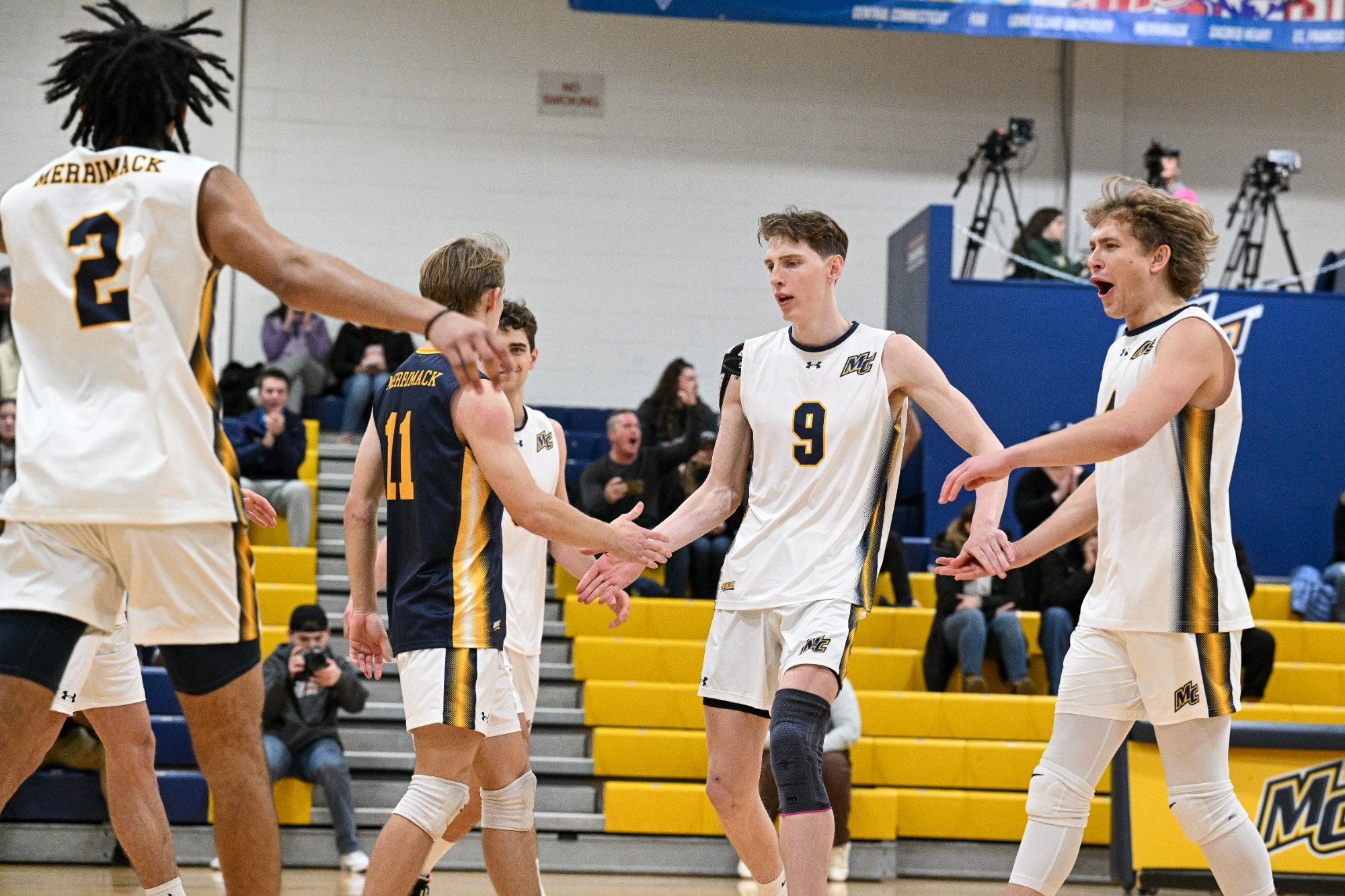 Men's Volleyball Notches Win Over Fairleigh Dickinson Merrimack