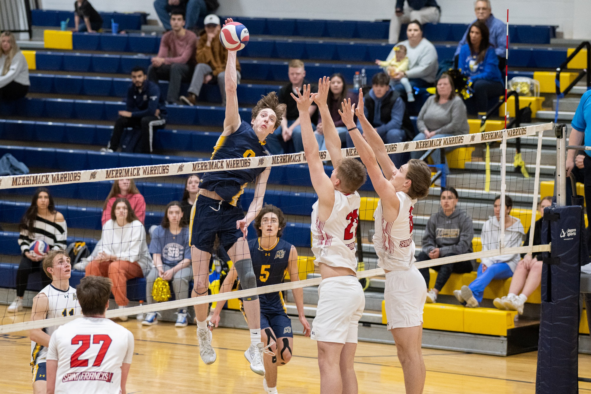 Men's Volleyball Stumbles Against St.Francis (PA) Merrimack College