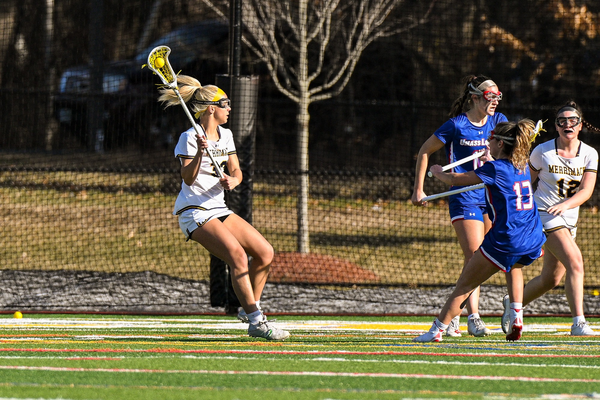 Women’s Lacrosse Beaten By Wagner Merrimack College Athletics
