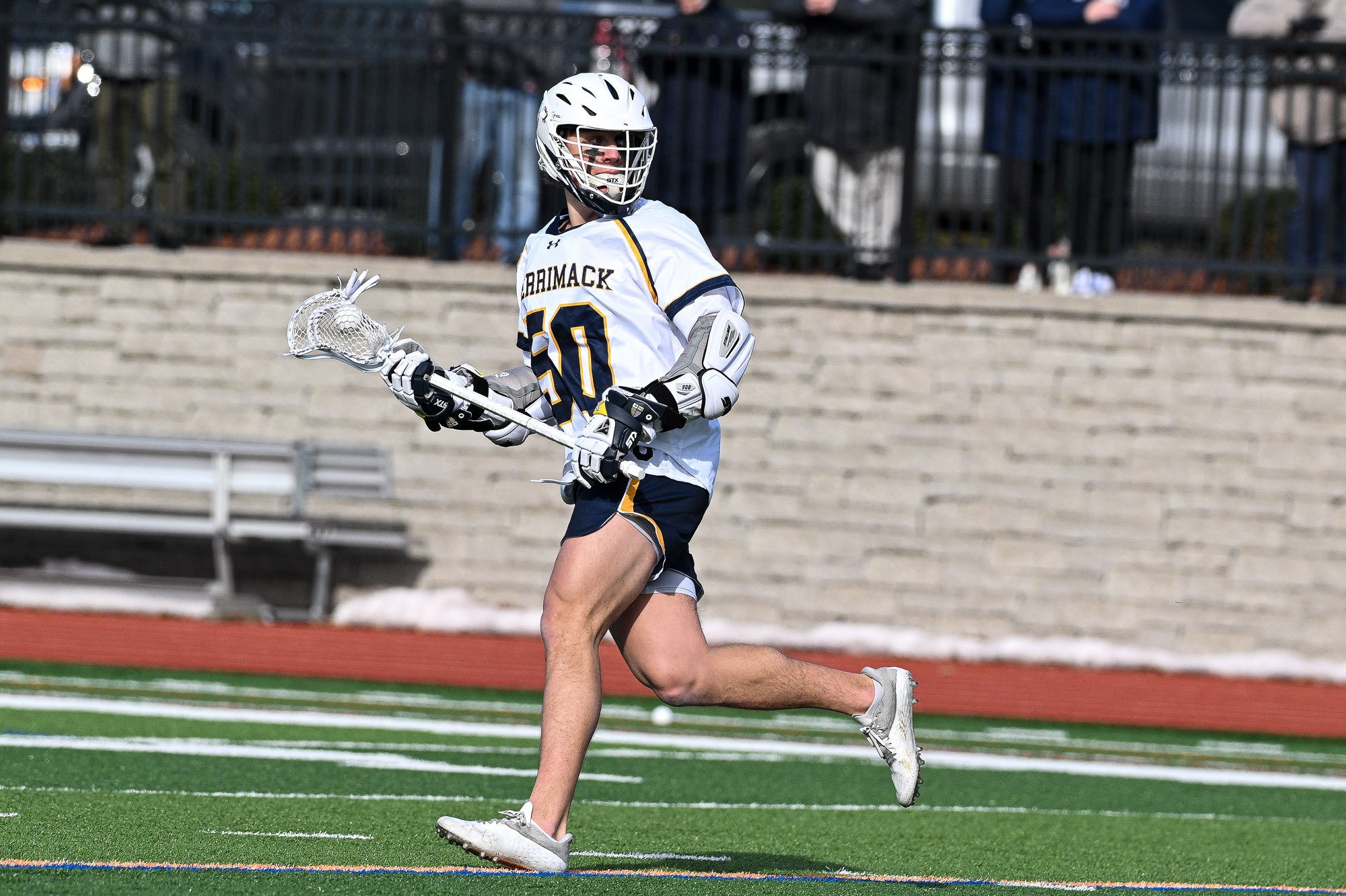 Men's Lacrosse Notches Hard Fought Win over NJIT for First America East